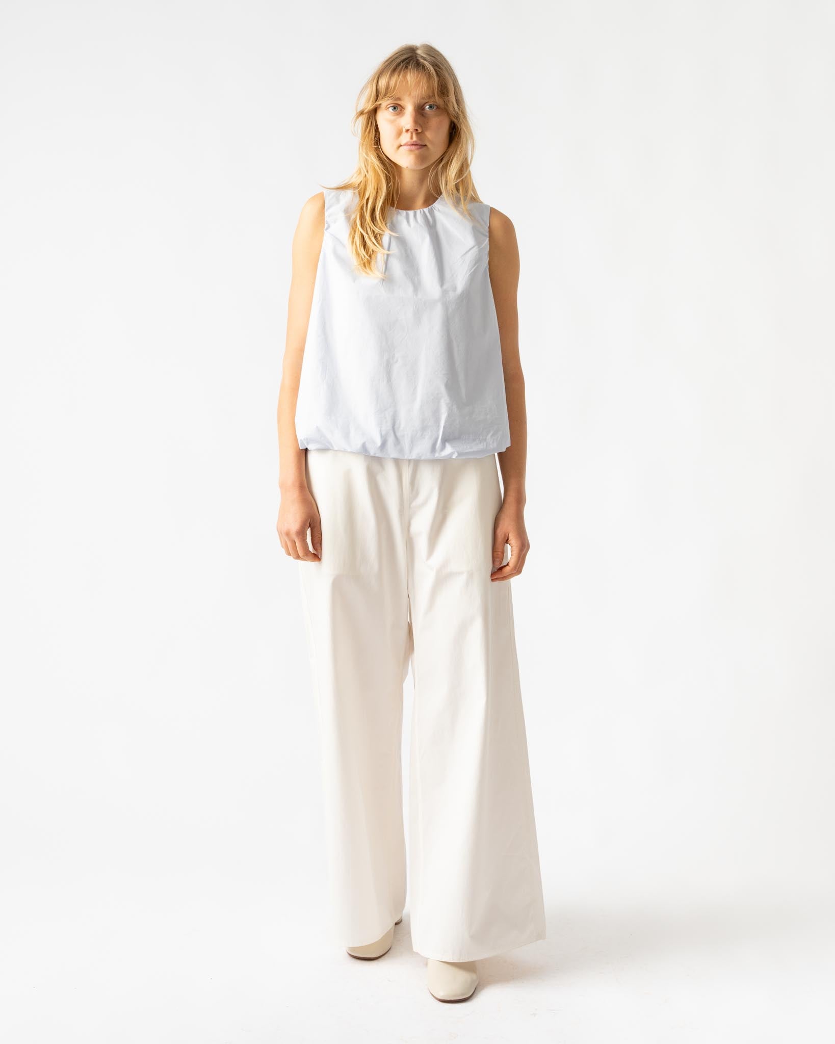 Sofie D'Hoore Pistis Pants in Woven Off White