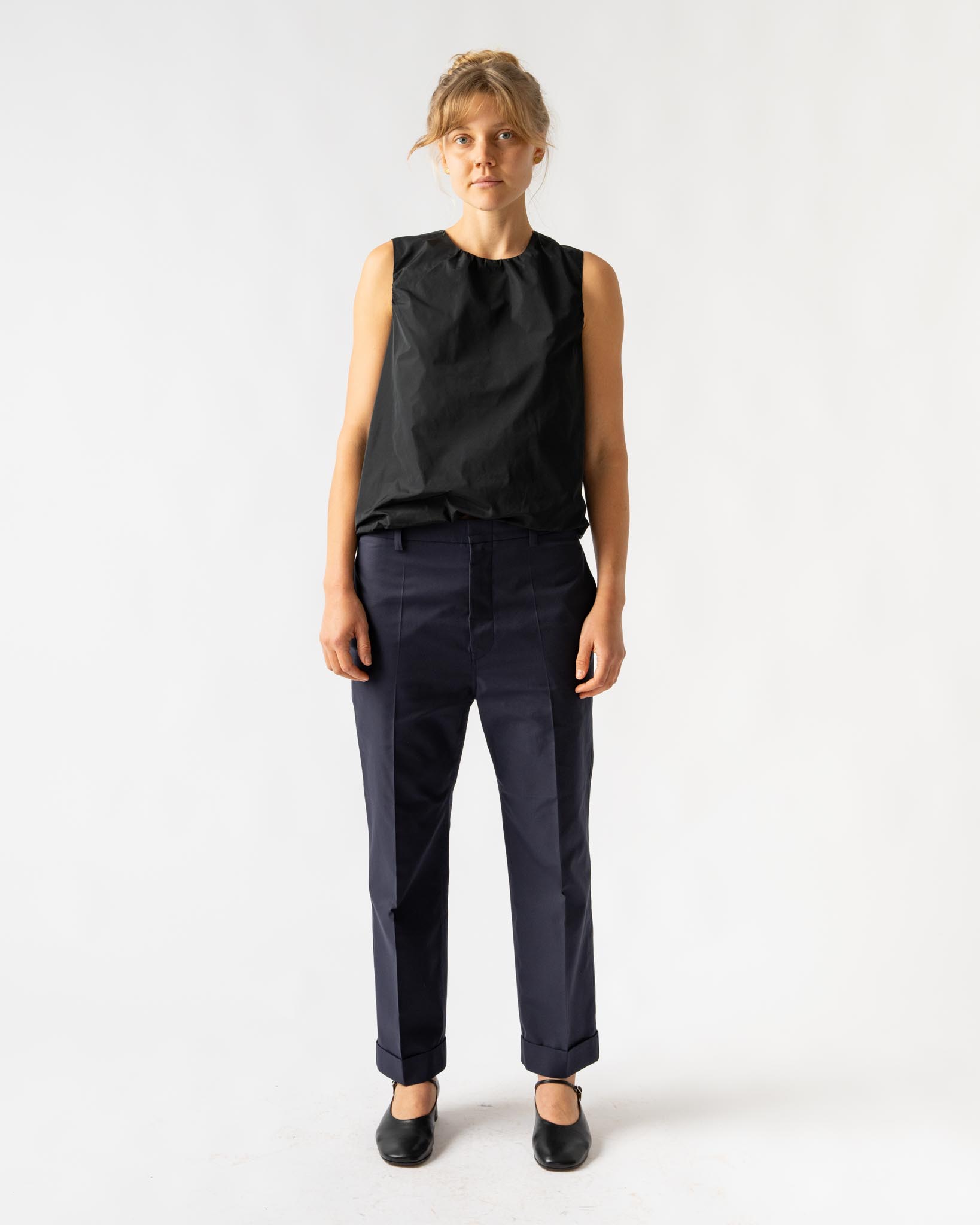Sofie D'Hoore Paul Pants in Woven Dark Navy