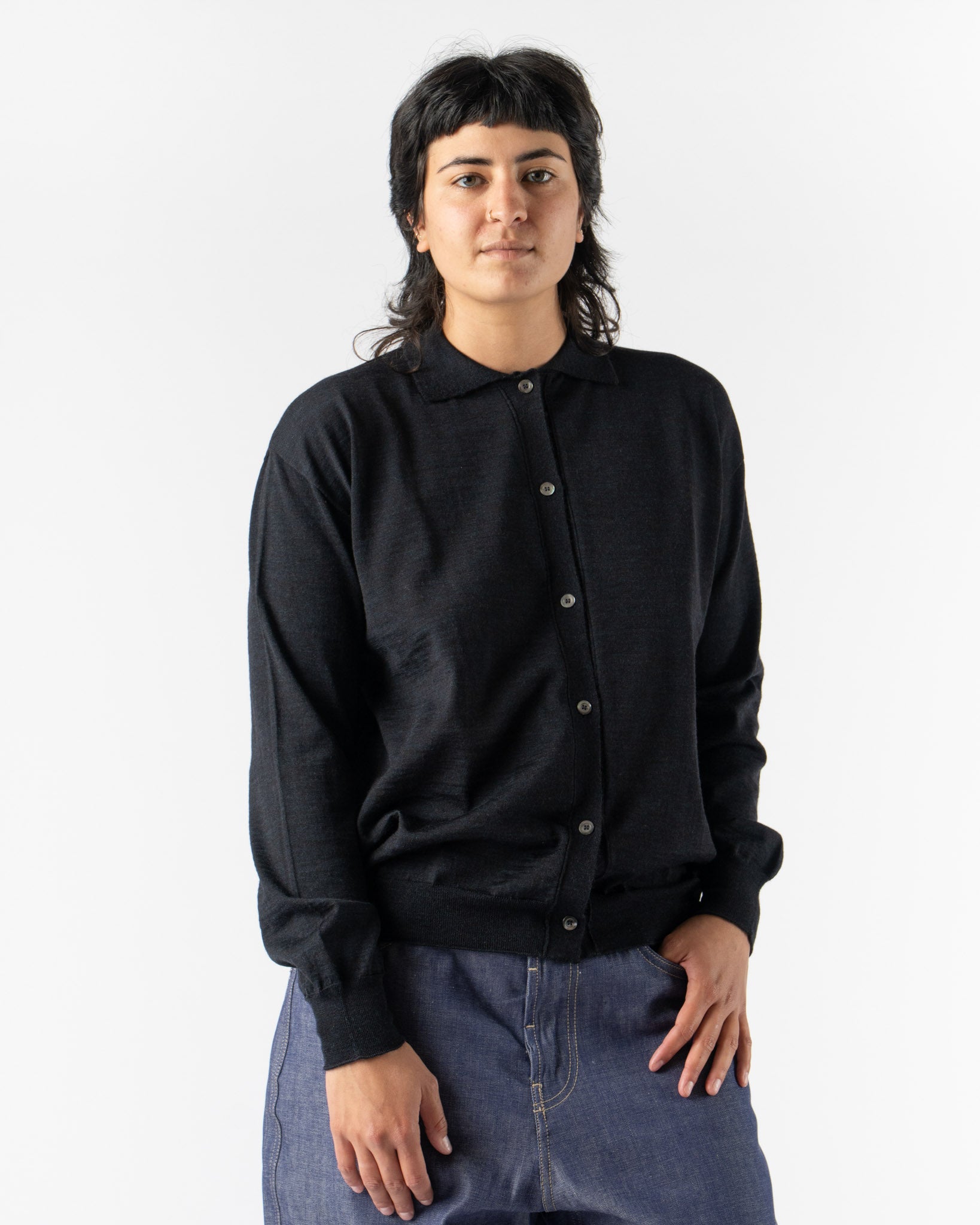 Sofie D'Hoore Mary Cardigan in Dark Navy