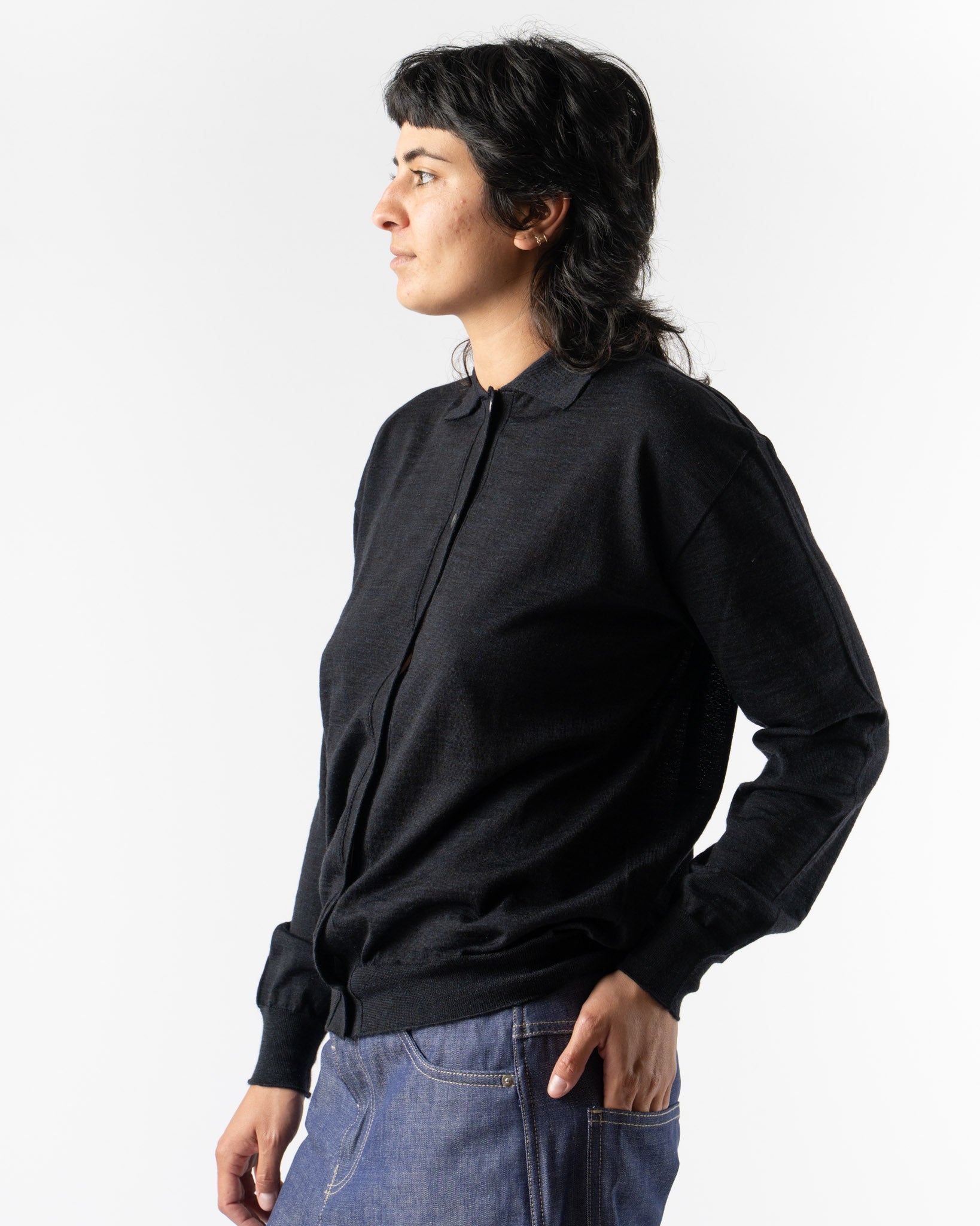 Sofie D'Hoore Mary Cardigan in Dark Navy