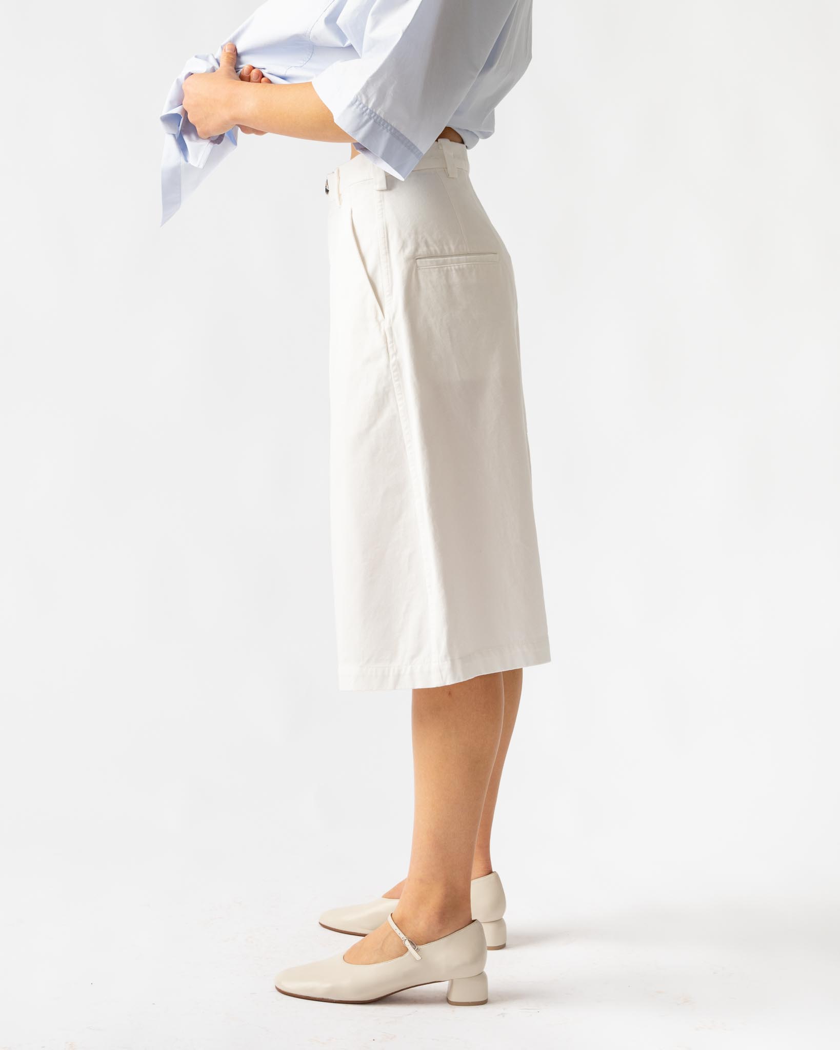 Sofie D'Hoore Pluto Shorts in Woven Coconut