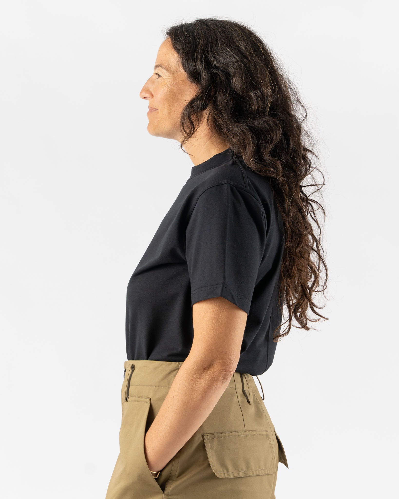 Sofie D'Hoore Tag T-Shirt in Off Black