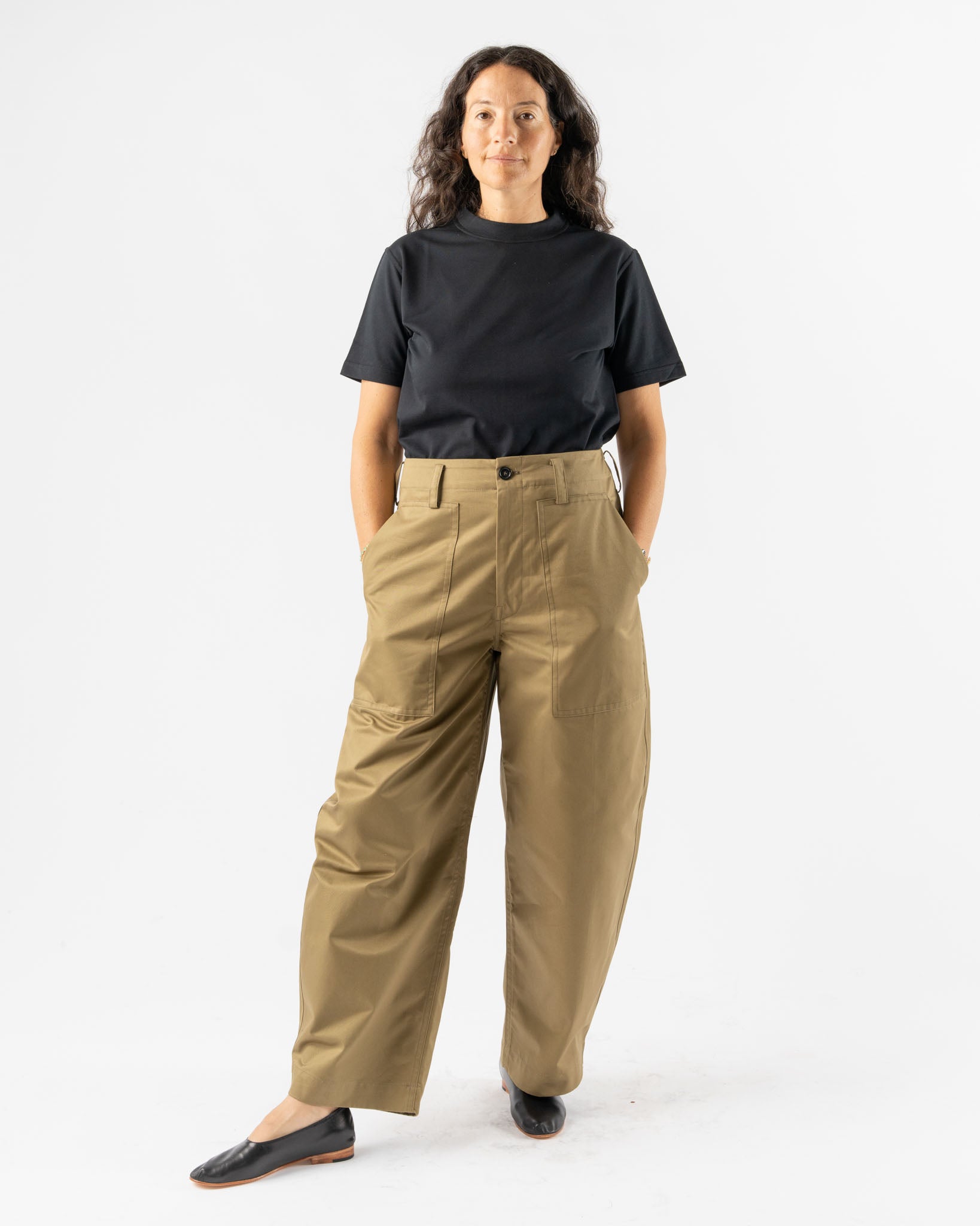 Sofie D'Hoore Tag T-Shirt in Off Black