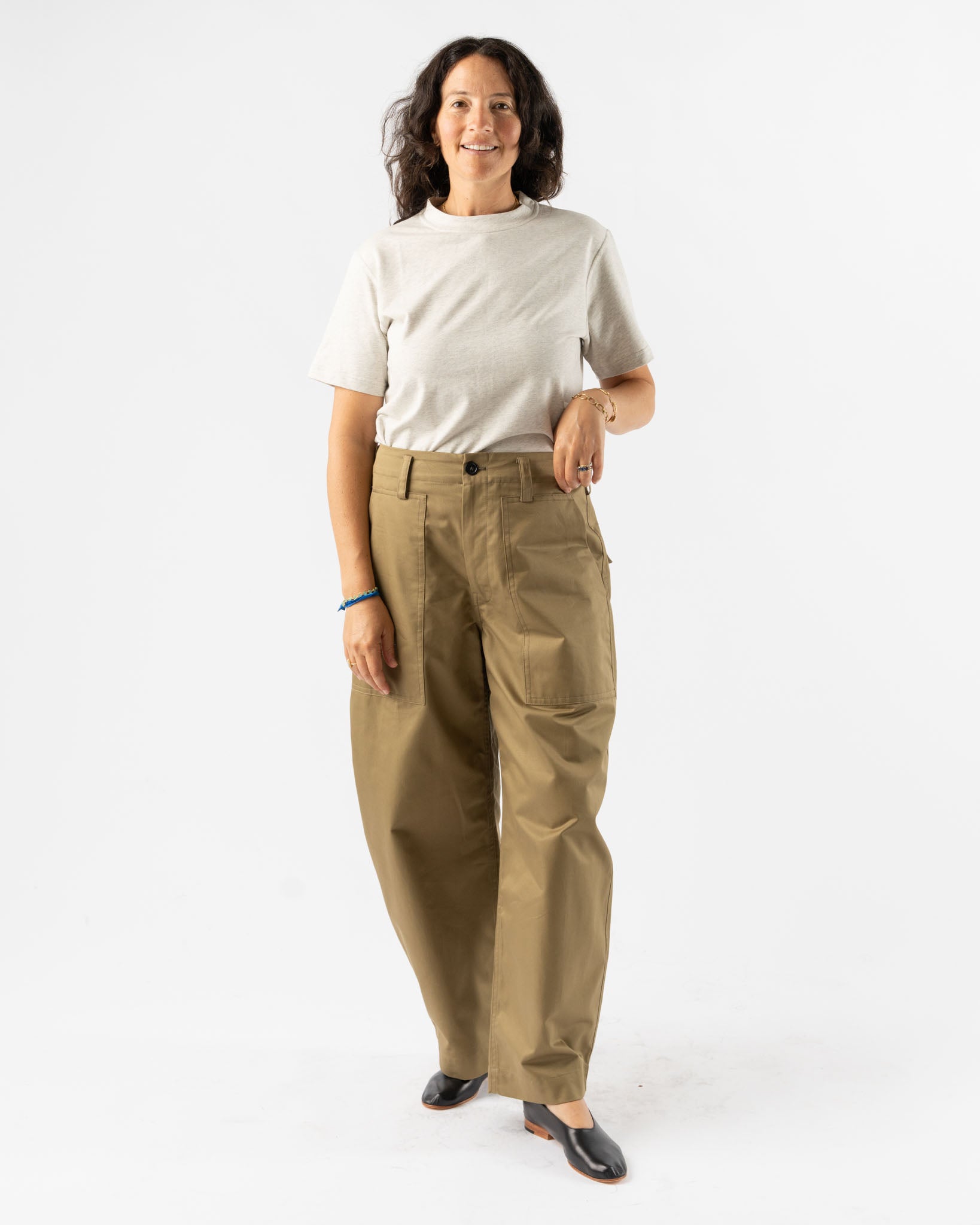 Sofie D'Hoore Tag T-Shirt in Pearl Melange