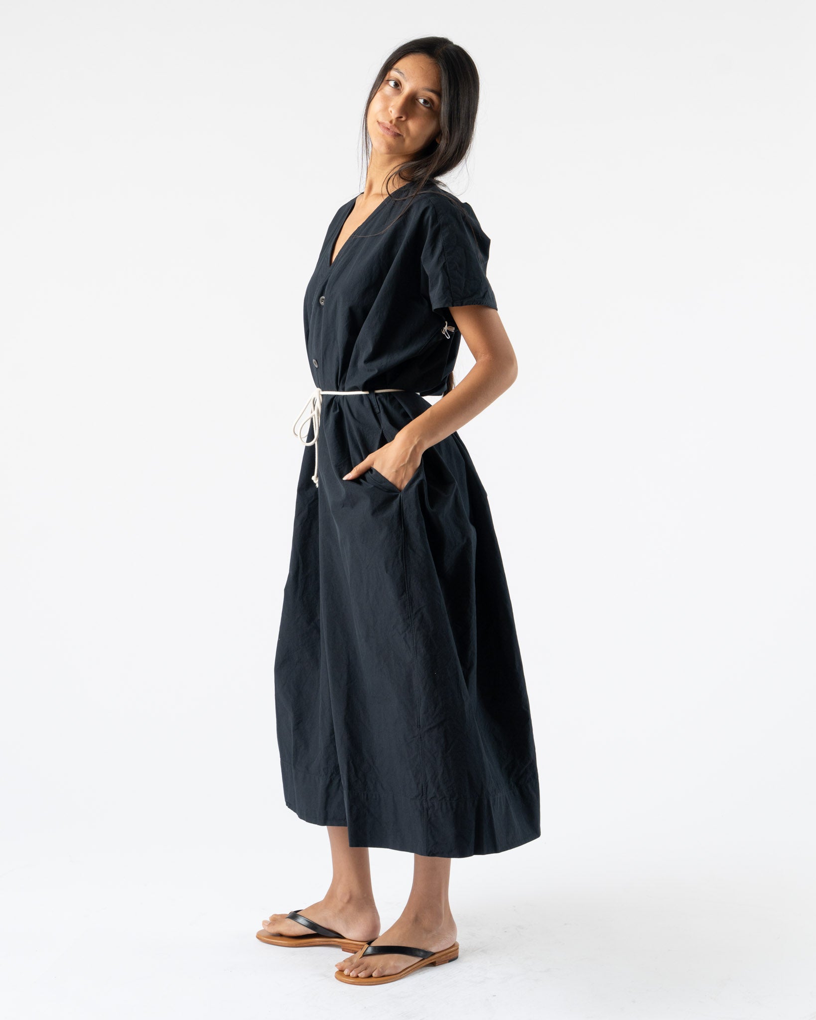SONO Dante Dress in Off Black