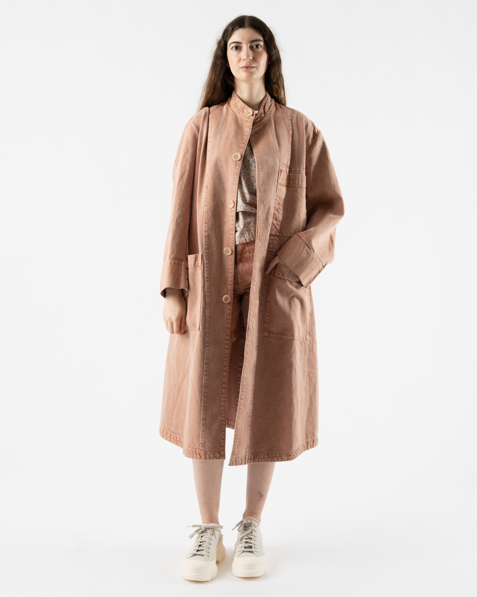 SONO Della Dustercoat in Rose Clay