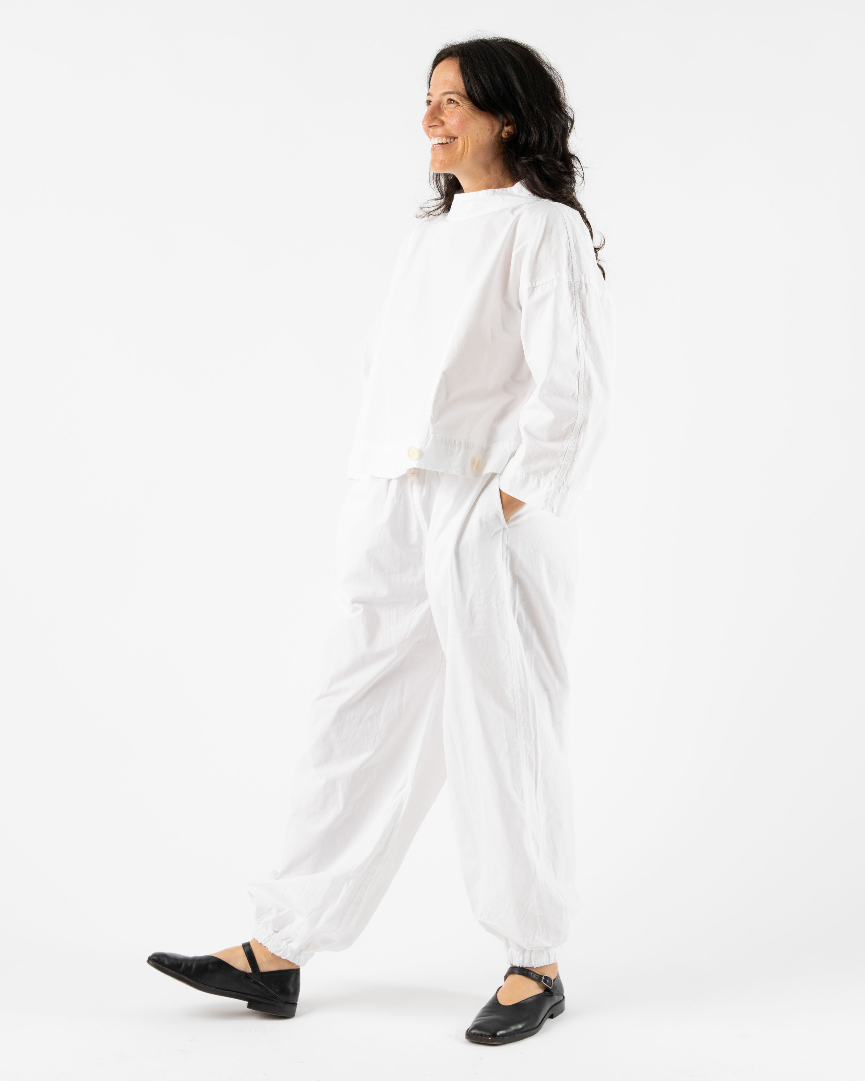 SONO Kittel Smock in White