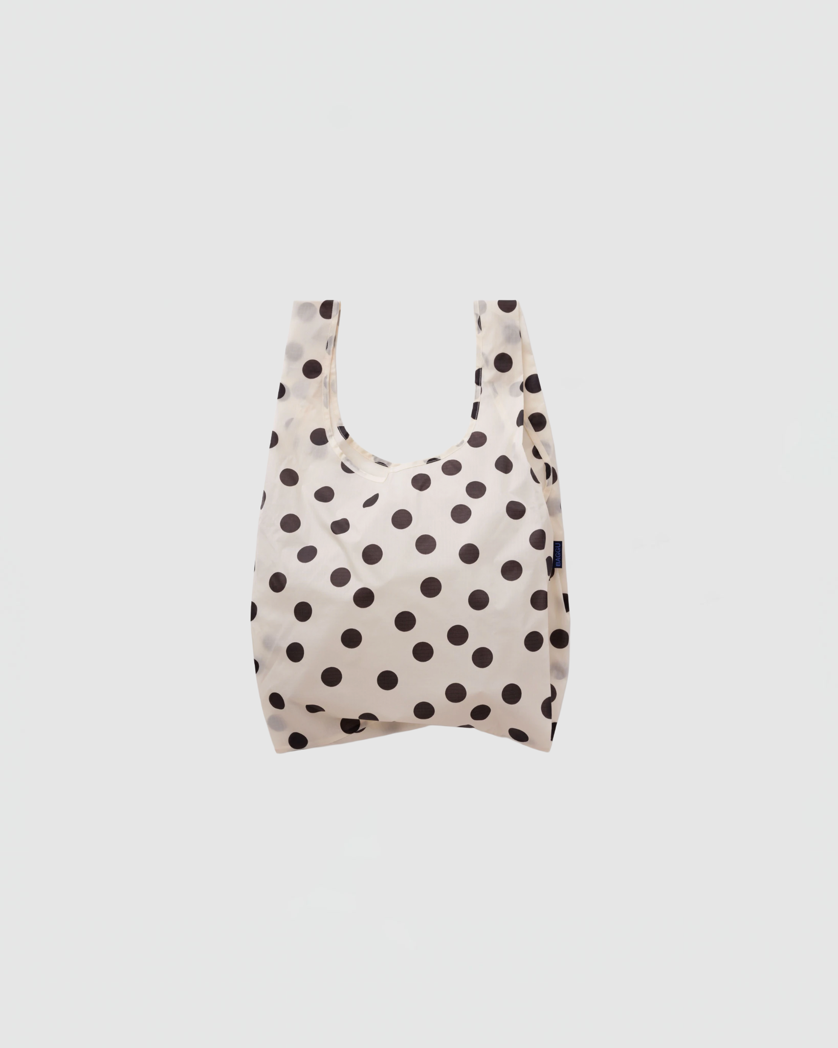 Baggu Standard Baggu in Cream and Black Polka Dot