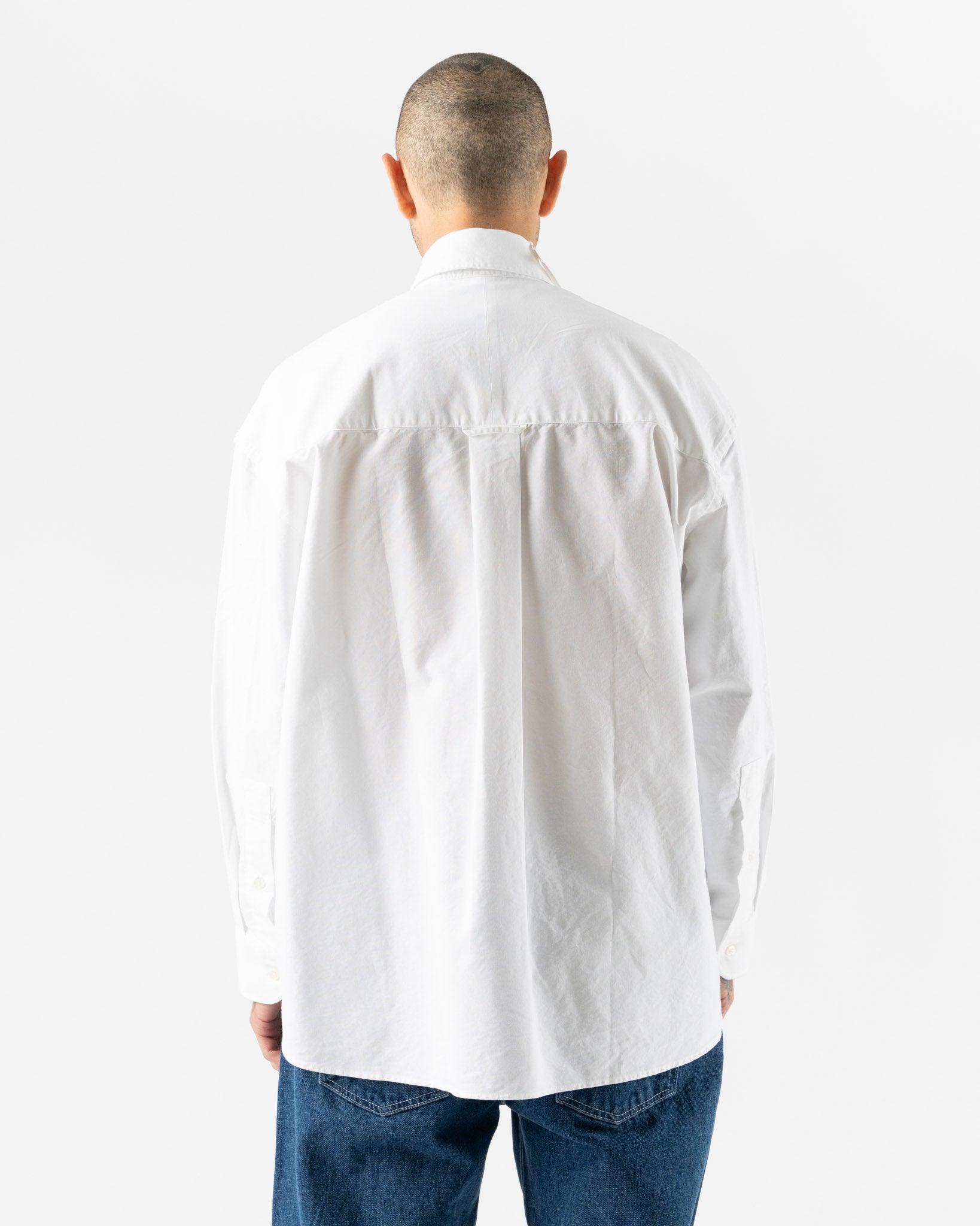 Studio Nicholson Ruskin Button Down Shirt in White