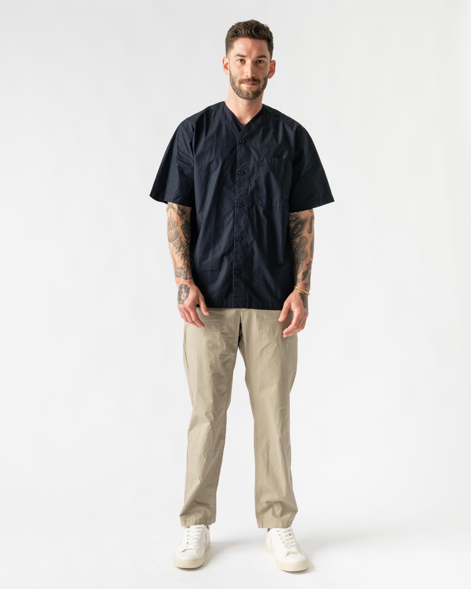 Norse Projects Andersen Regular Typewriter Flat Front Trouser in Clay