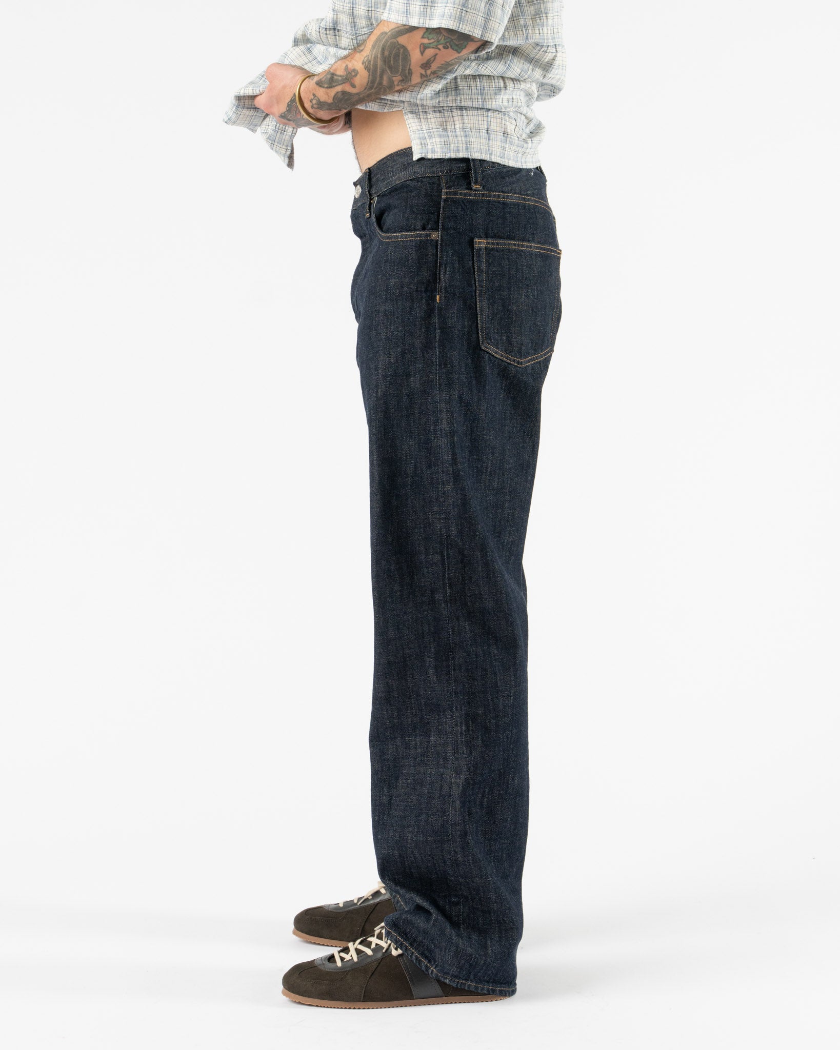 Sunflower Loose Pant in Simple Rinse Blue