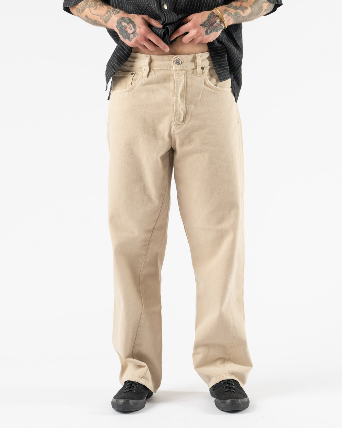 Sunflower Wide Twist Pant in Vintage Sand Curated at Jake and Jones