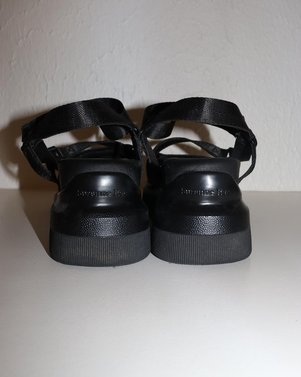 Pre-owned: Suzanne Rae Velcro Platform Sandal