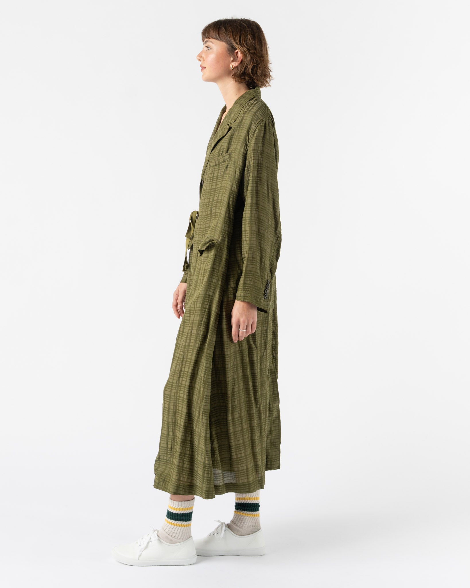 tActi Tux Dress in Olive Check