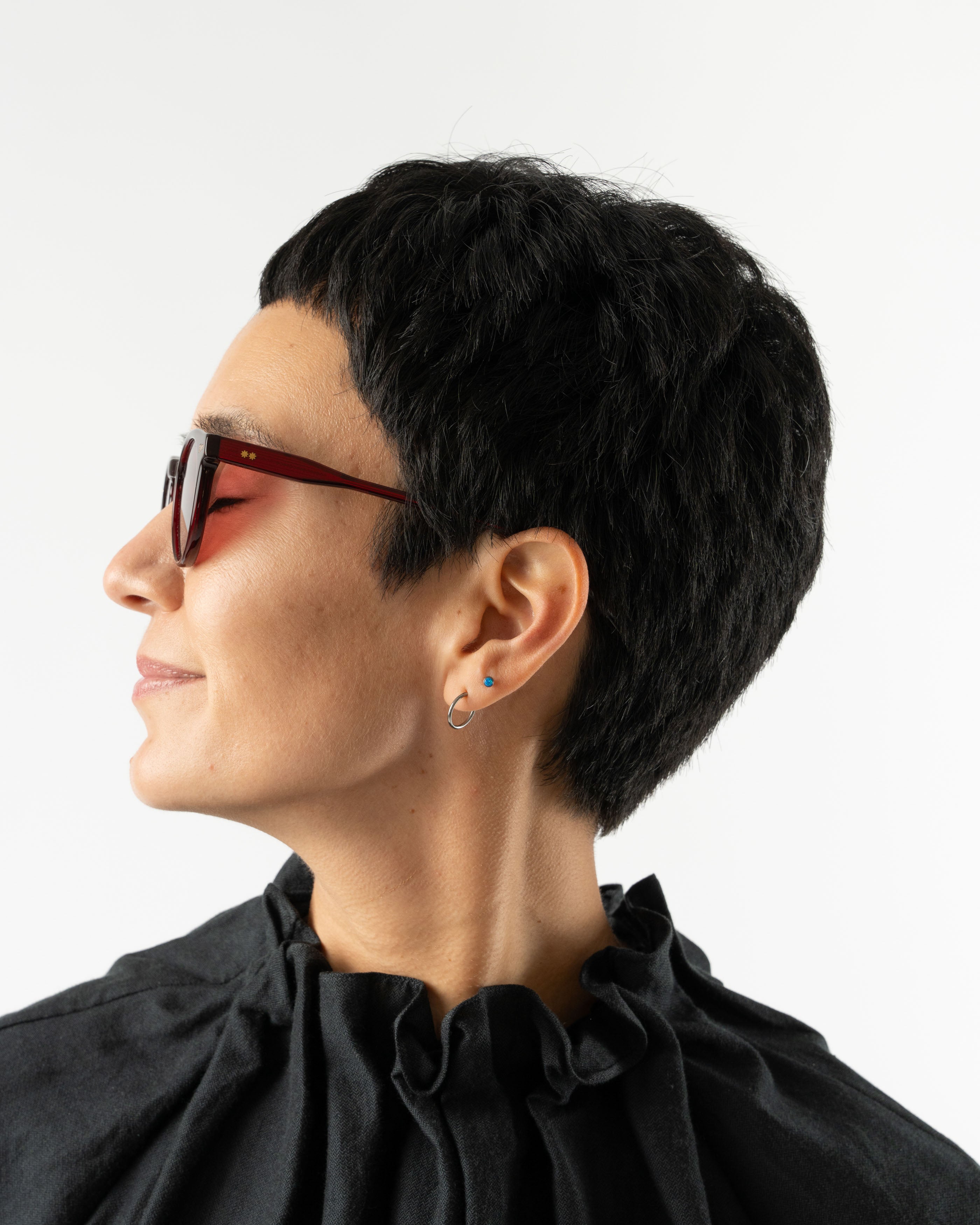 Tejesta Crazy Horse Sunglasses in Burgundy