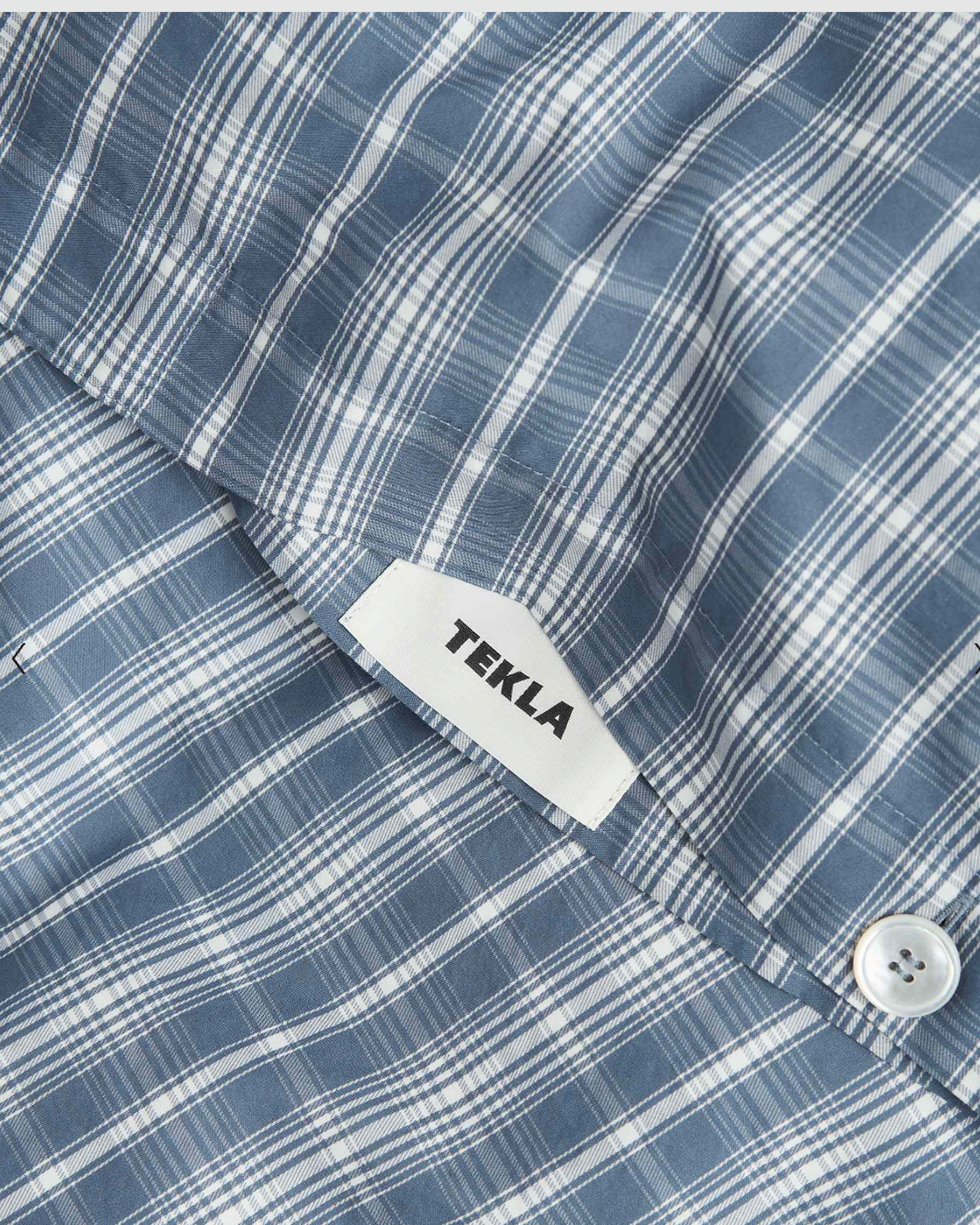 Tekla Percale Duvet Cover in Douglas Checks