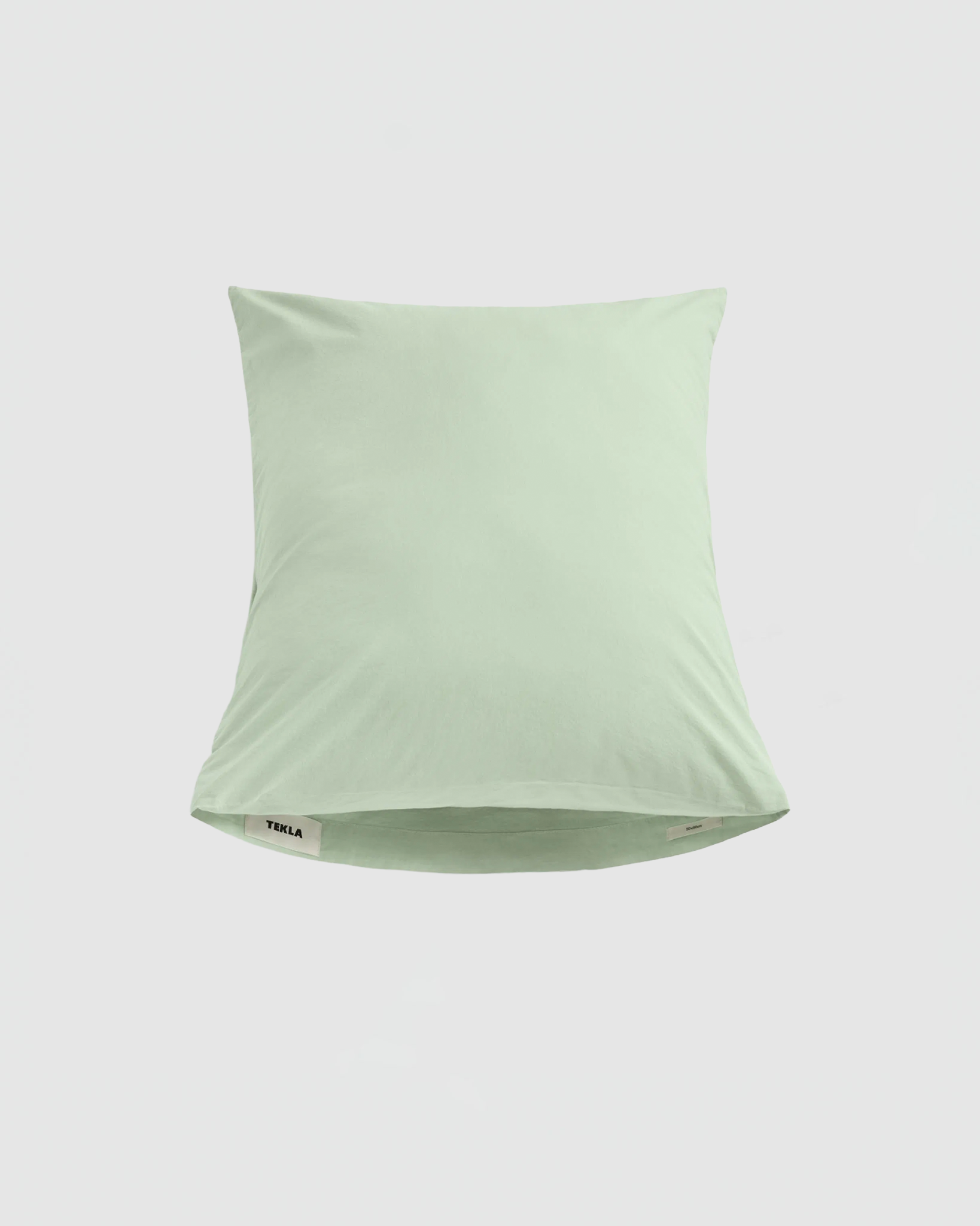 Tekla Percale Pillow Sham in Powder Green