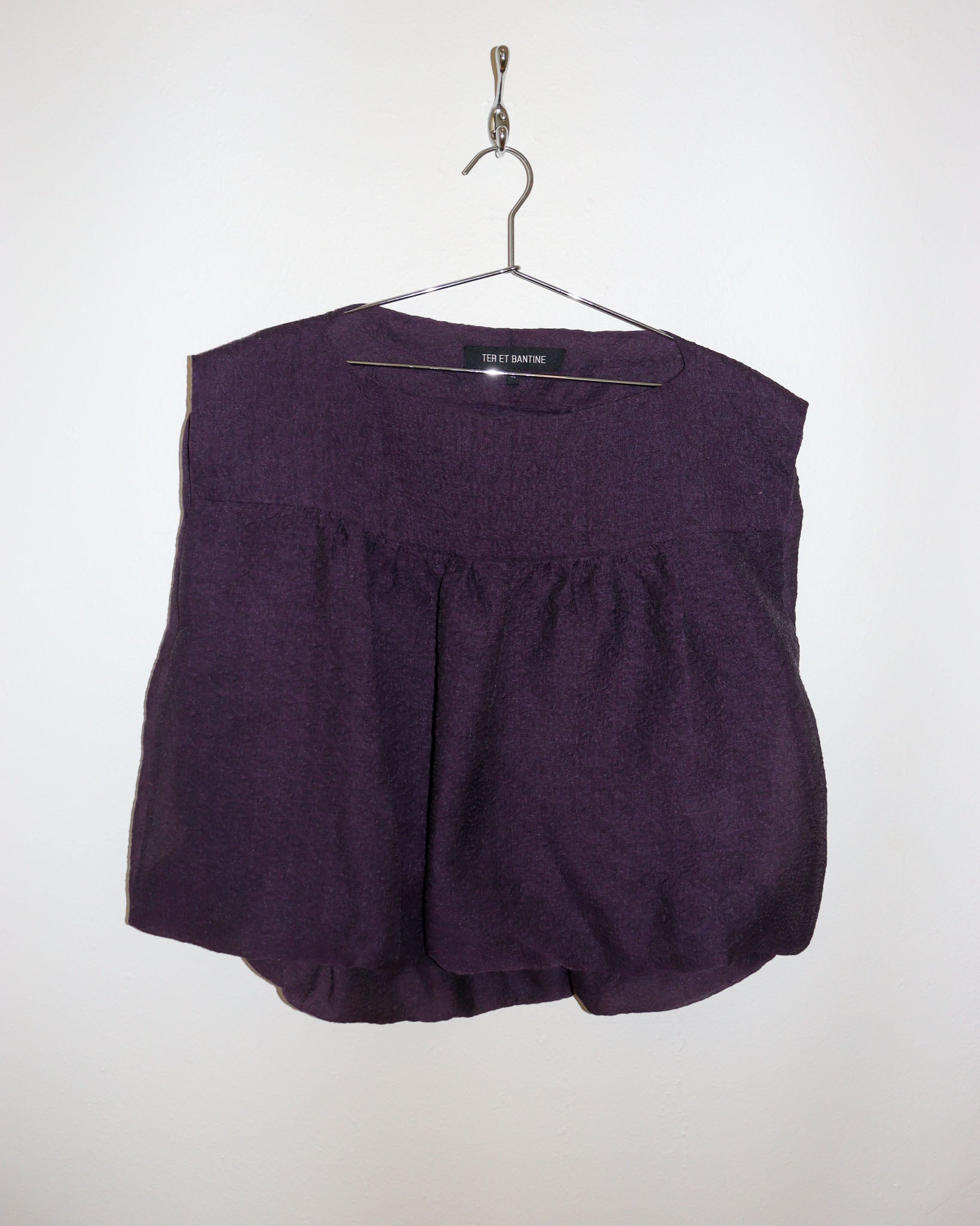Pre-owned: Ter Et Bantine Fancy Cotton Blend Top in Purple
