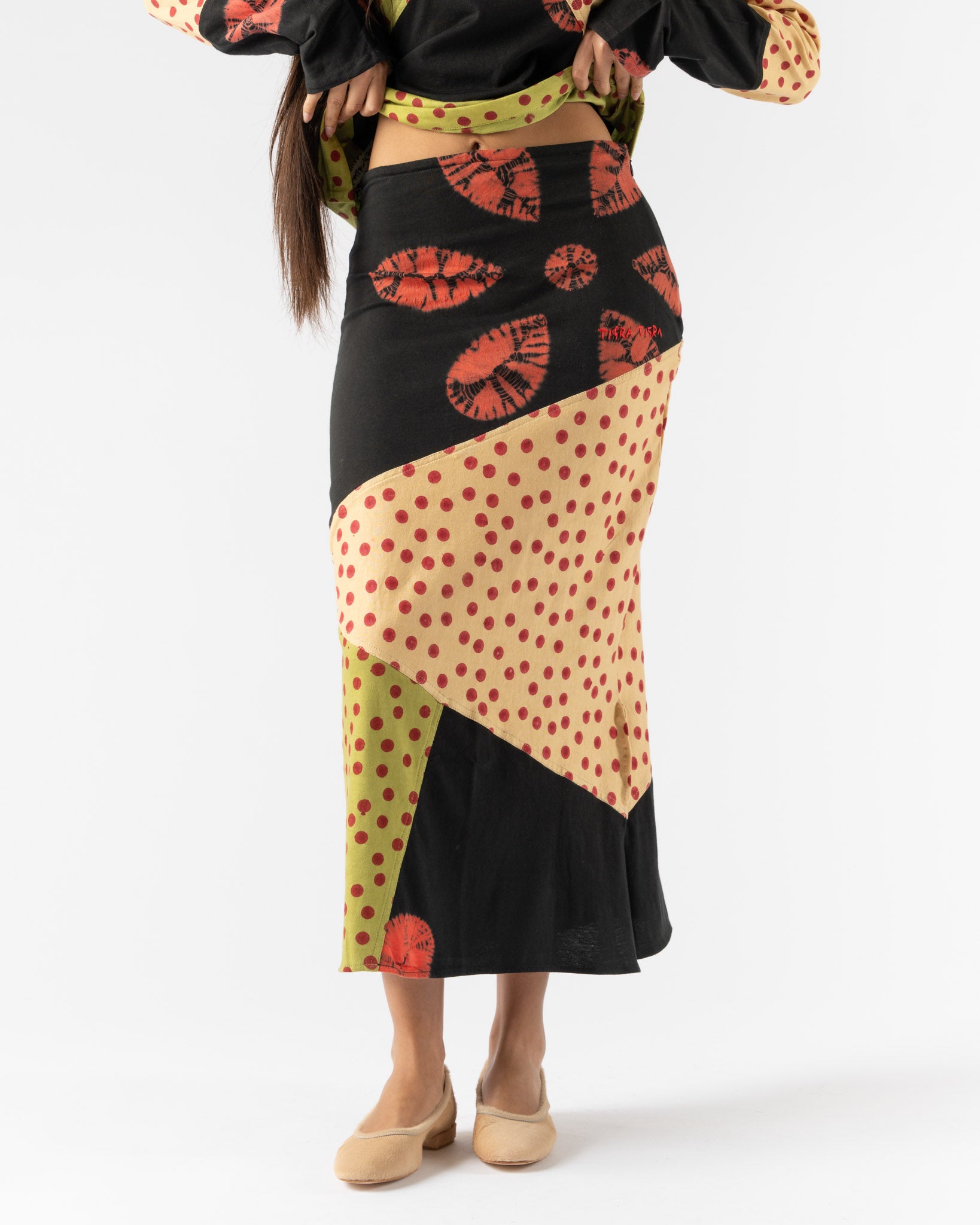 Tigra Tigra Patchwork Tigra T-Shirt Skirt