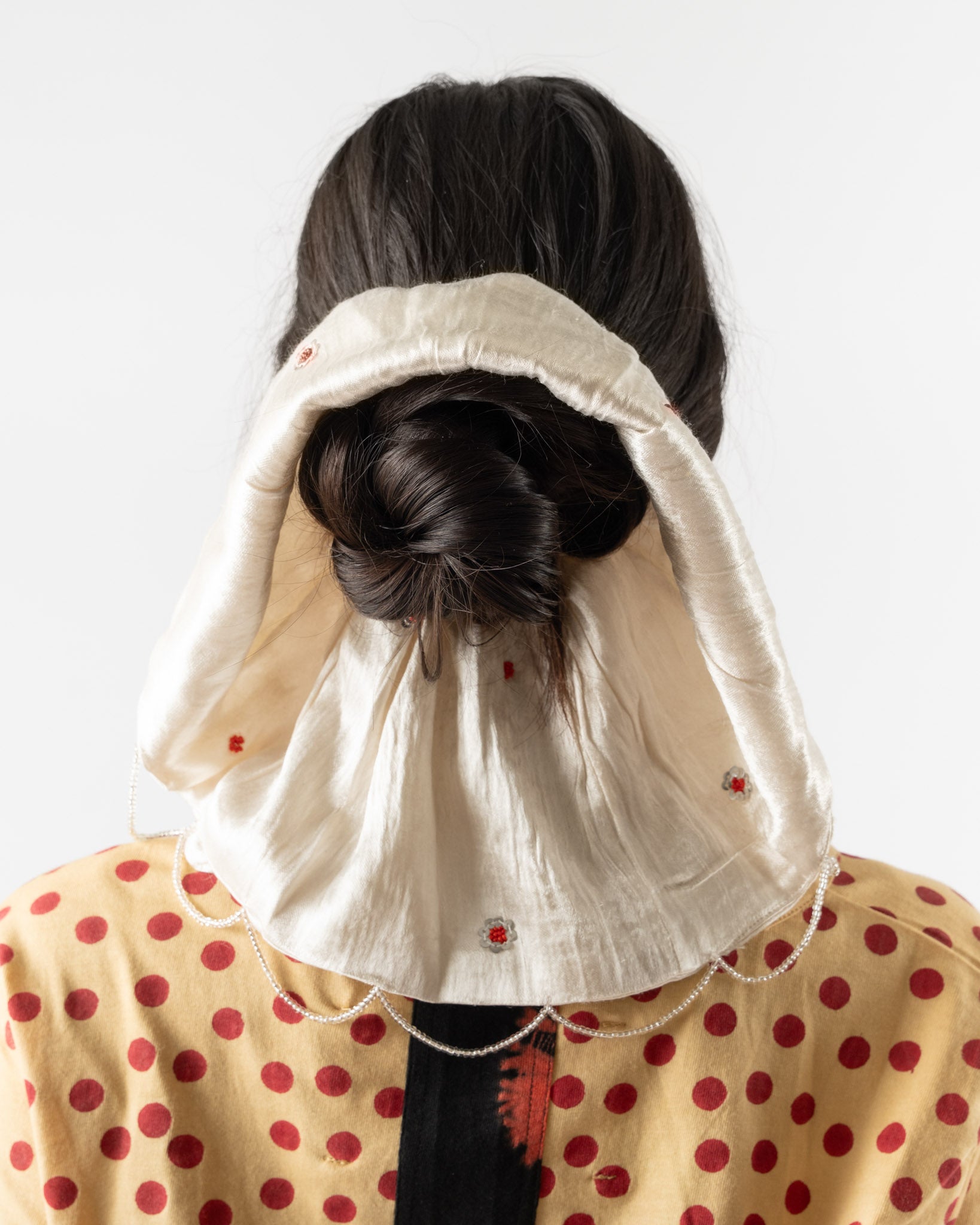 Tigra Tigra Berry Hand Embroidery Extra Large Scrunchie