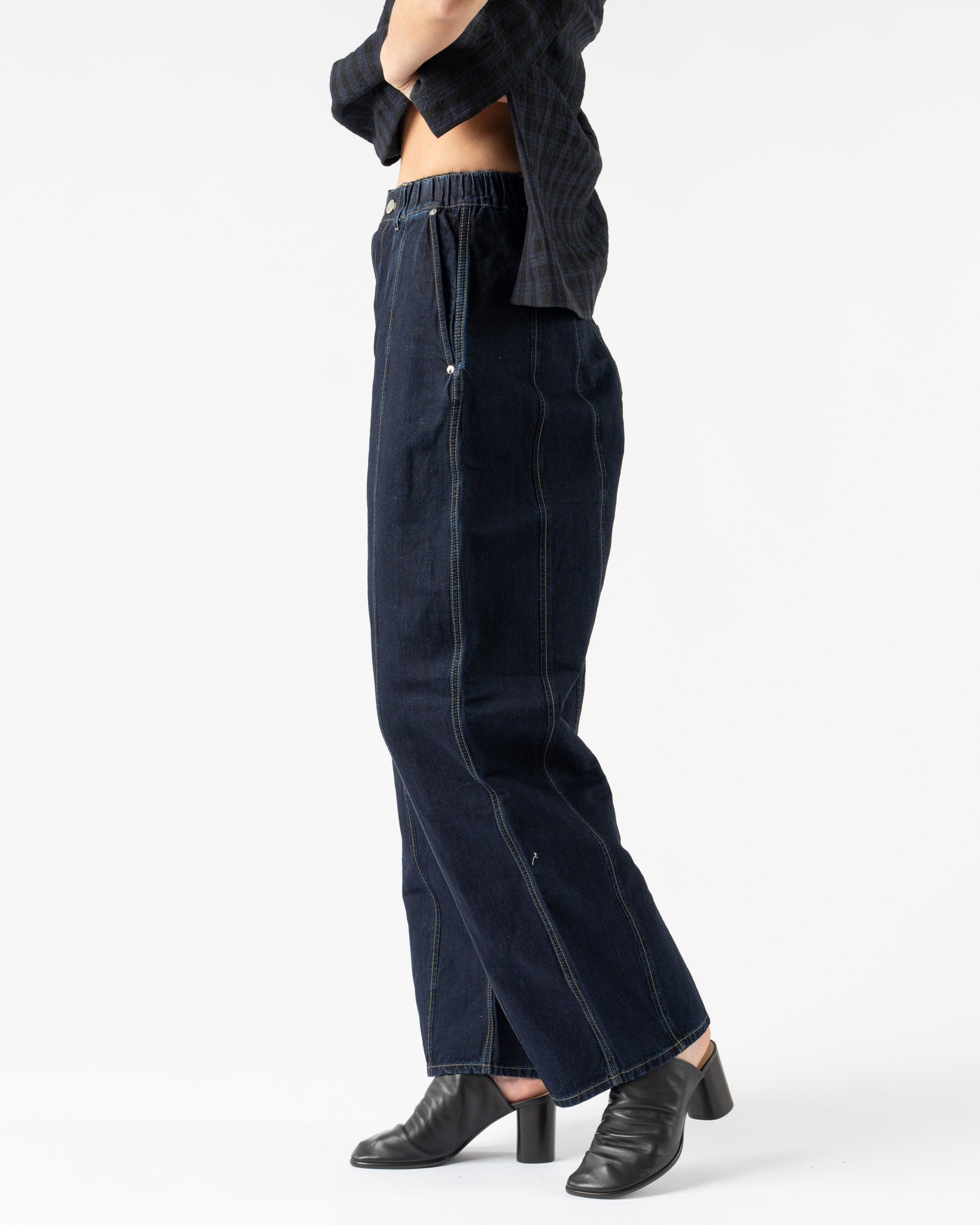 Toogood The Hiker Jean in 8oz Rinsed Denim Indigo
