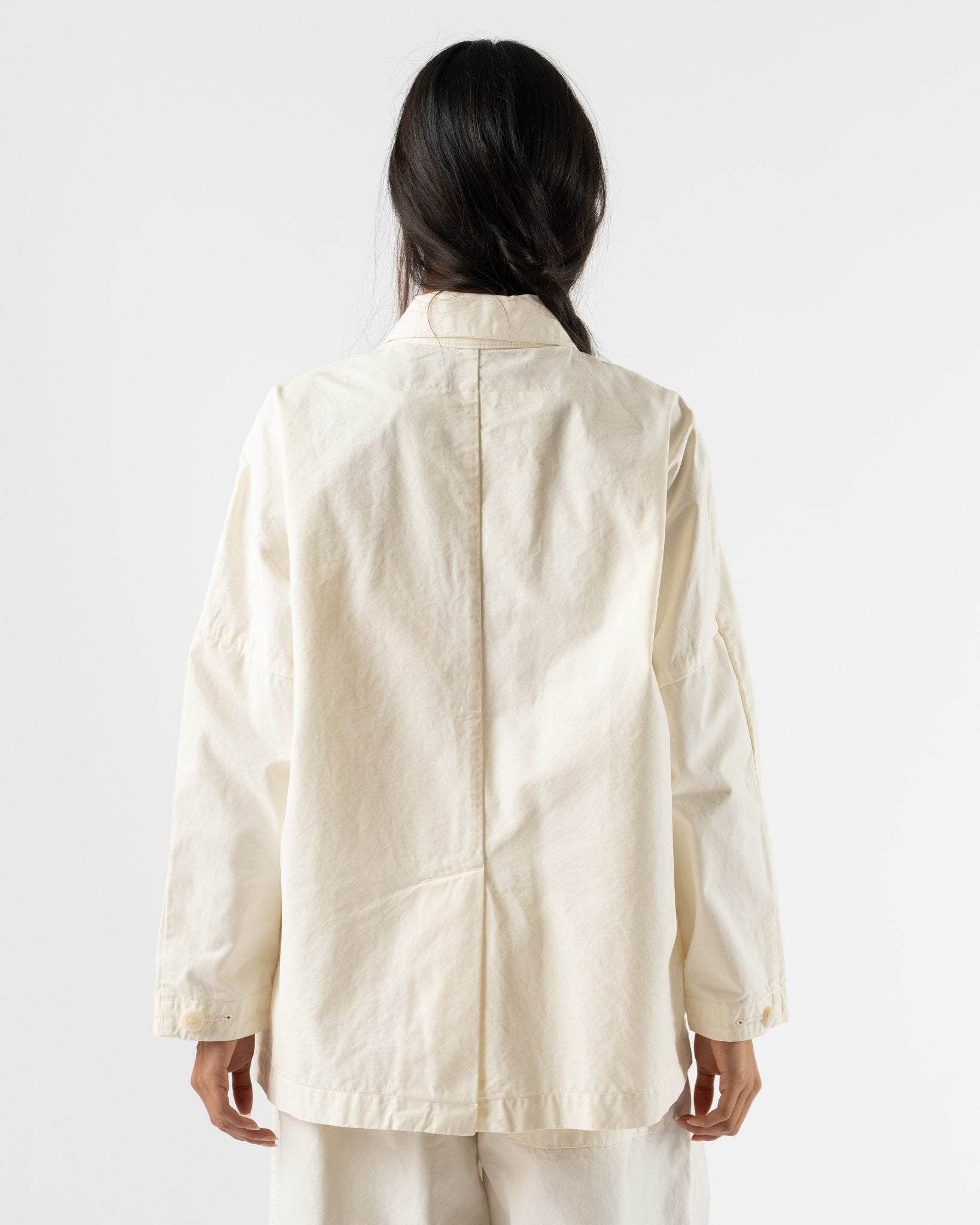 Toogood The Mechanic Jacket in Work Twill Yoghurt