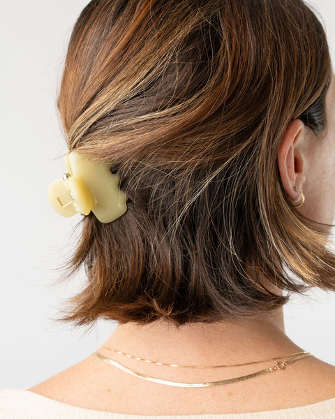 UNDO Hairware No. 2 Claw Clip in Avocado Curated at Jake and