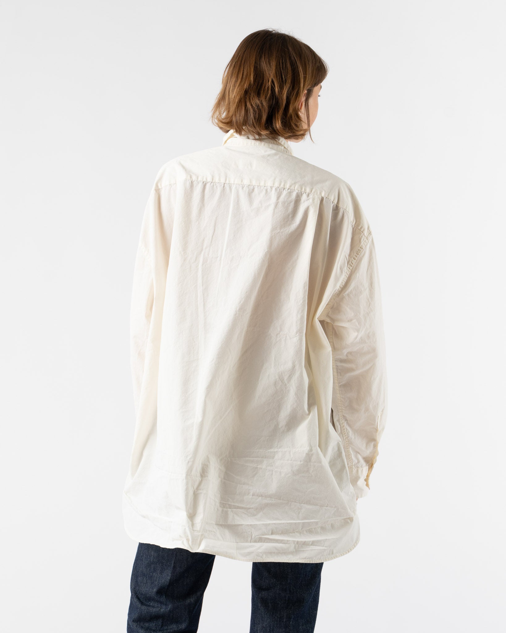 CASEY CASEY Hamnet Flower Shirt in White