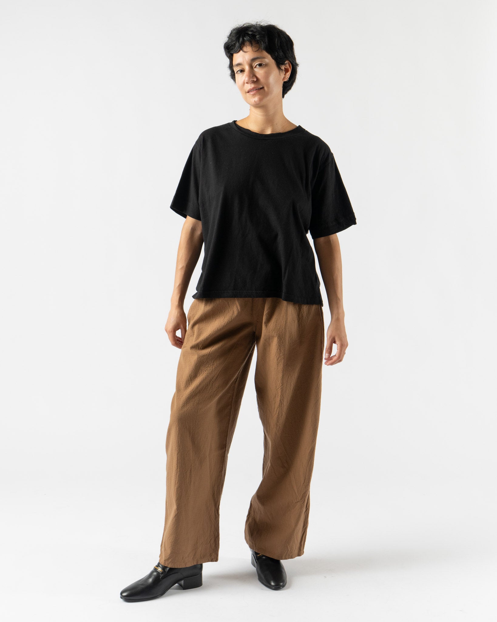 Wol Hide Box Tee in Black