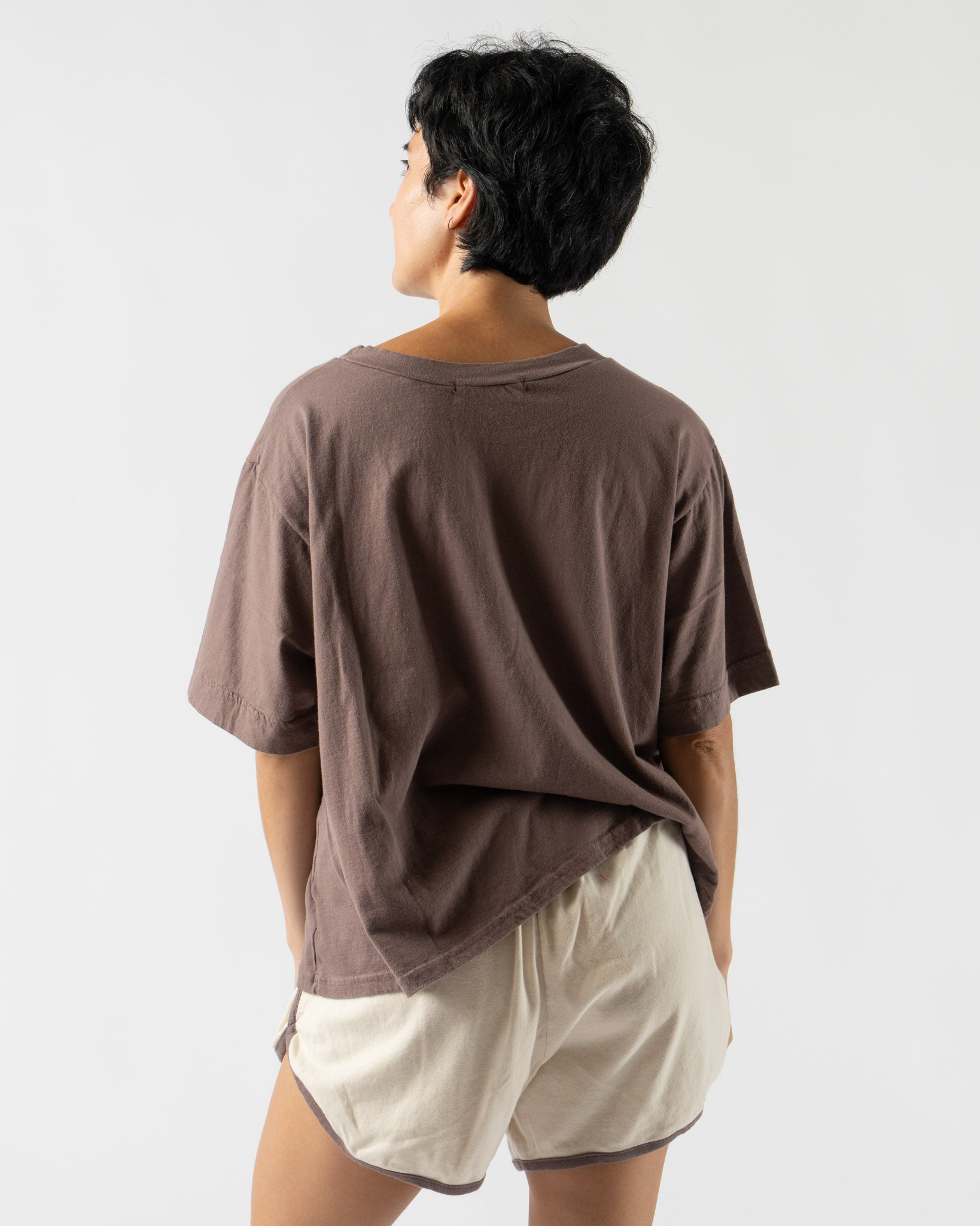 Wol Hide Box Tee in Mushroom