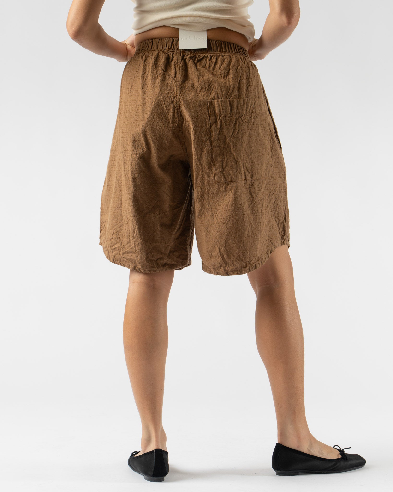 Wol Hide Tulip Short in Sepia