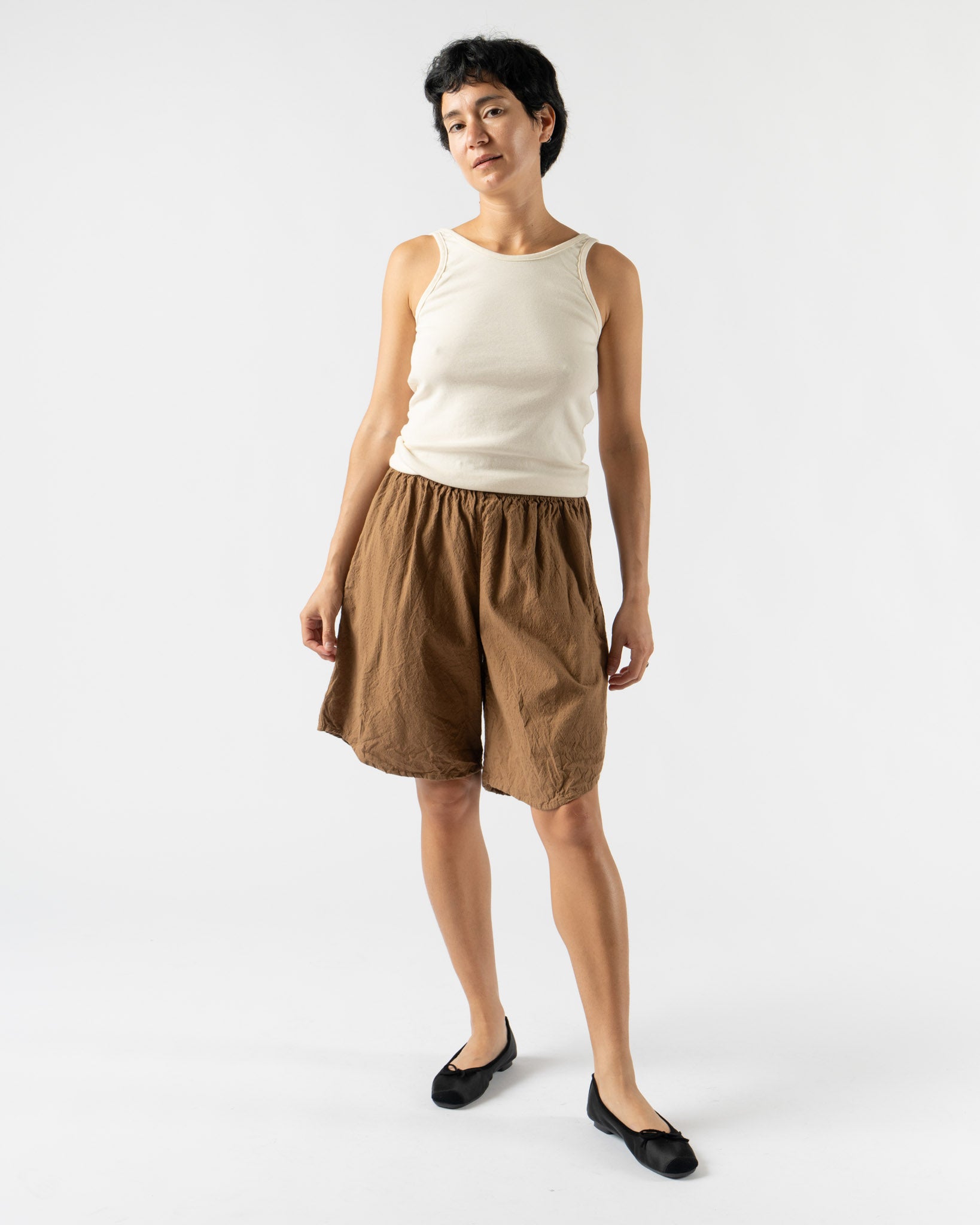 Wol Hide Tulip Short in Sepia