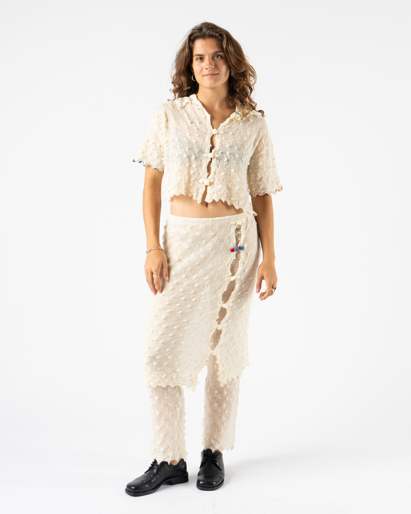 YanYan Borlor Beach Pant in Ivory