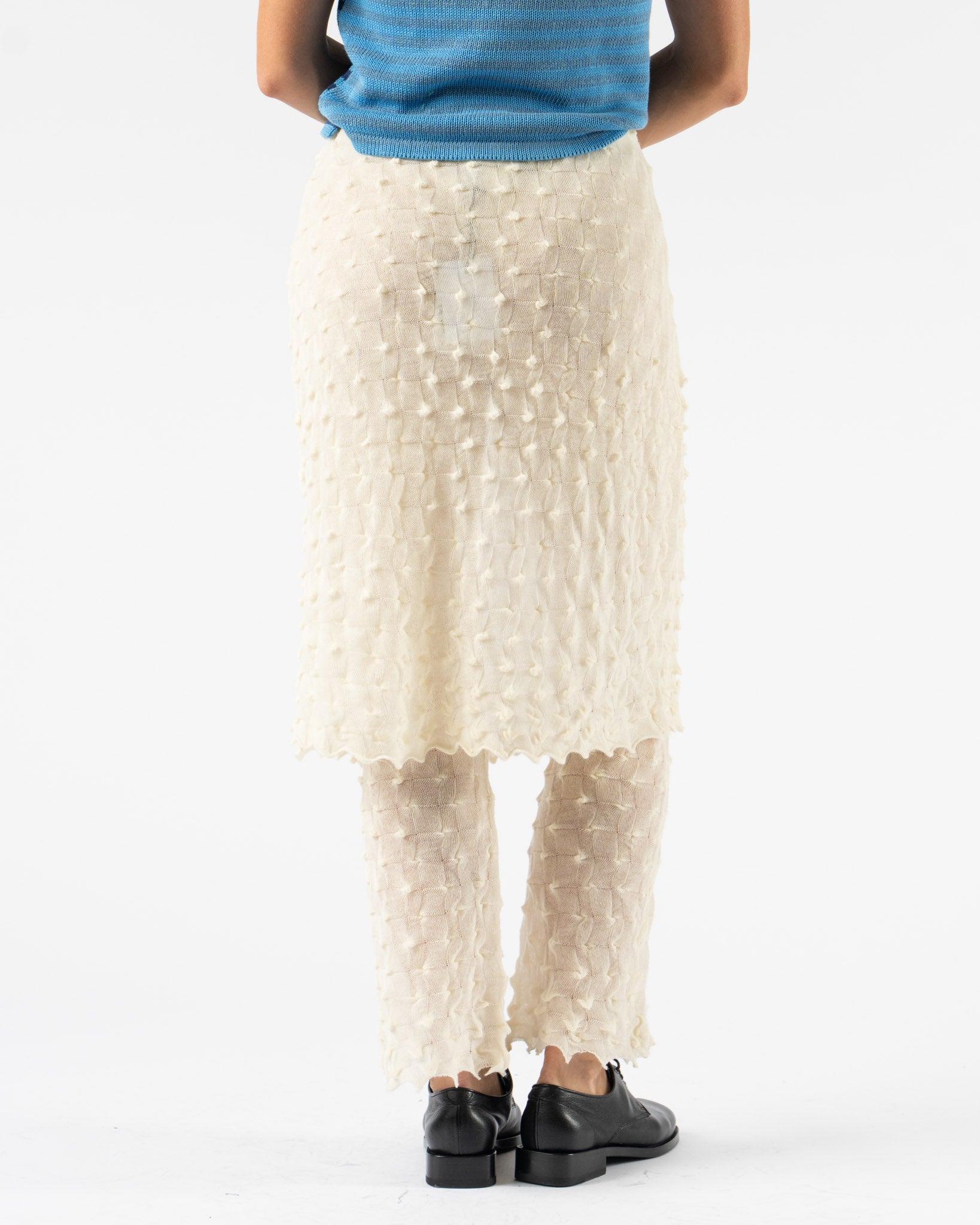 YanYan Borlor Beach Pant in Ivory