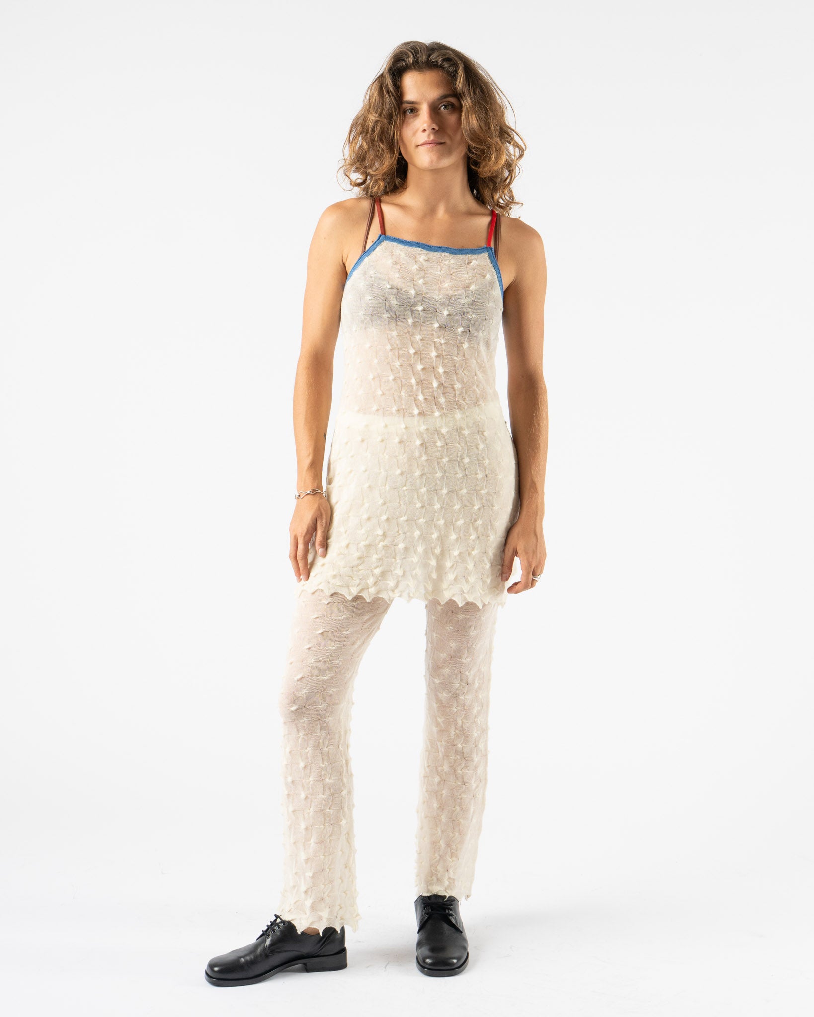 YanYan Borlor Cami Tunic in Ivory