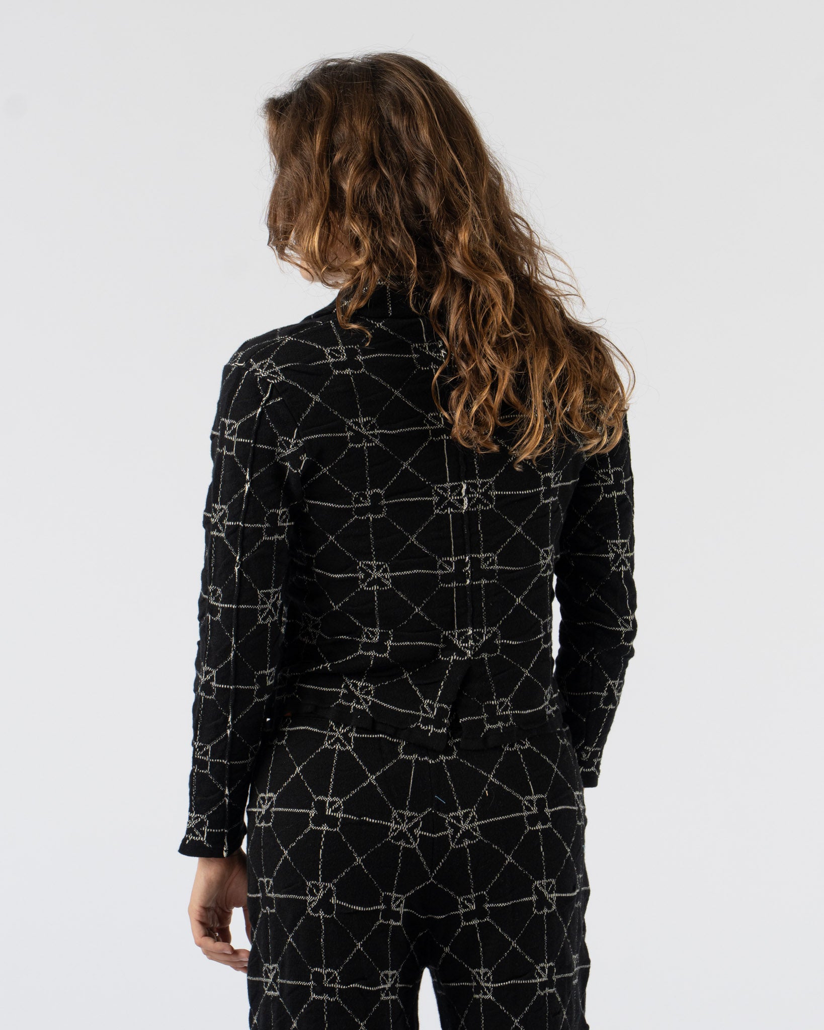 YanYan June Shrunken Work Jacket in Black