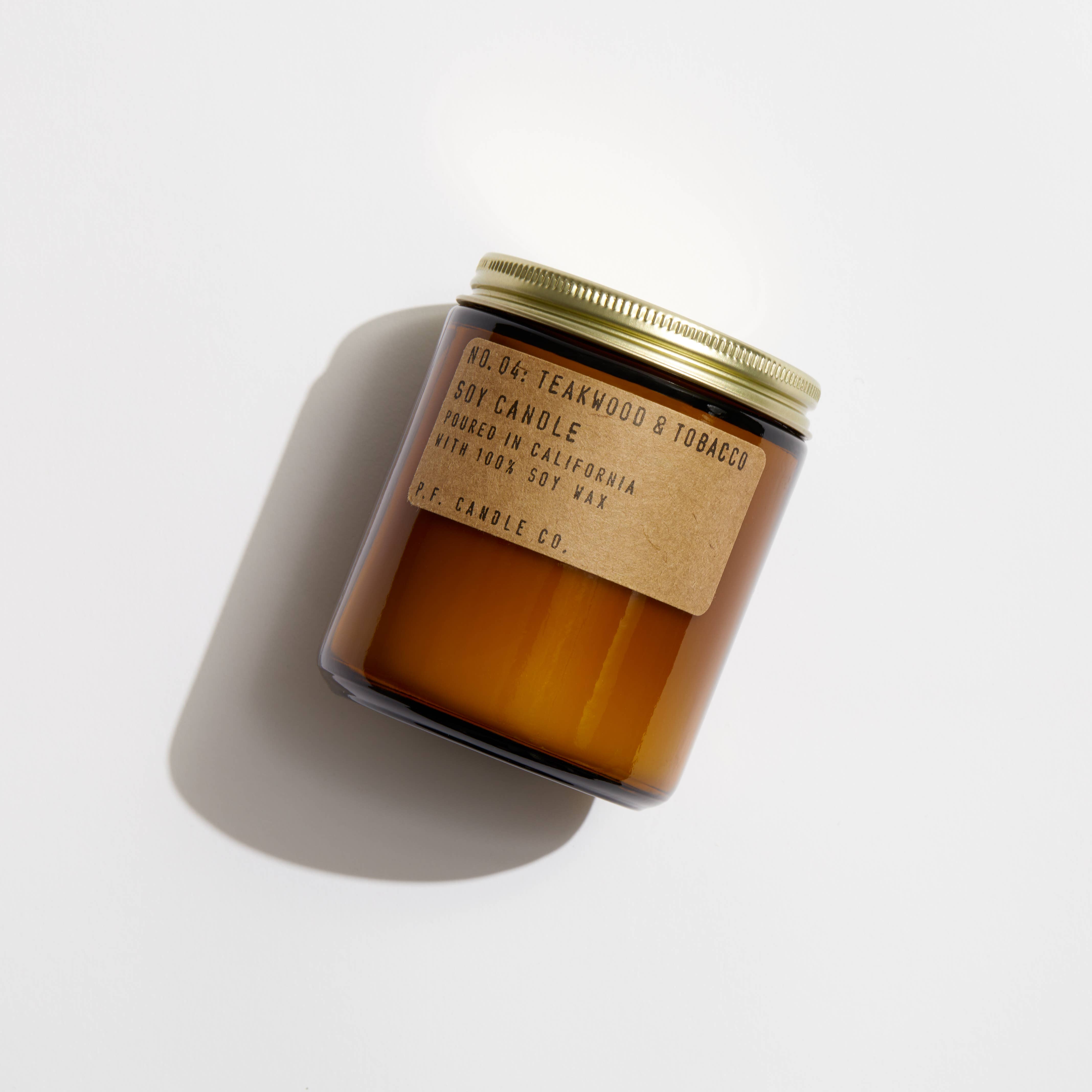 P.F. Candle Co. Teakwood & Tobacco 7.2 oz Candle