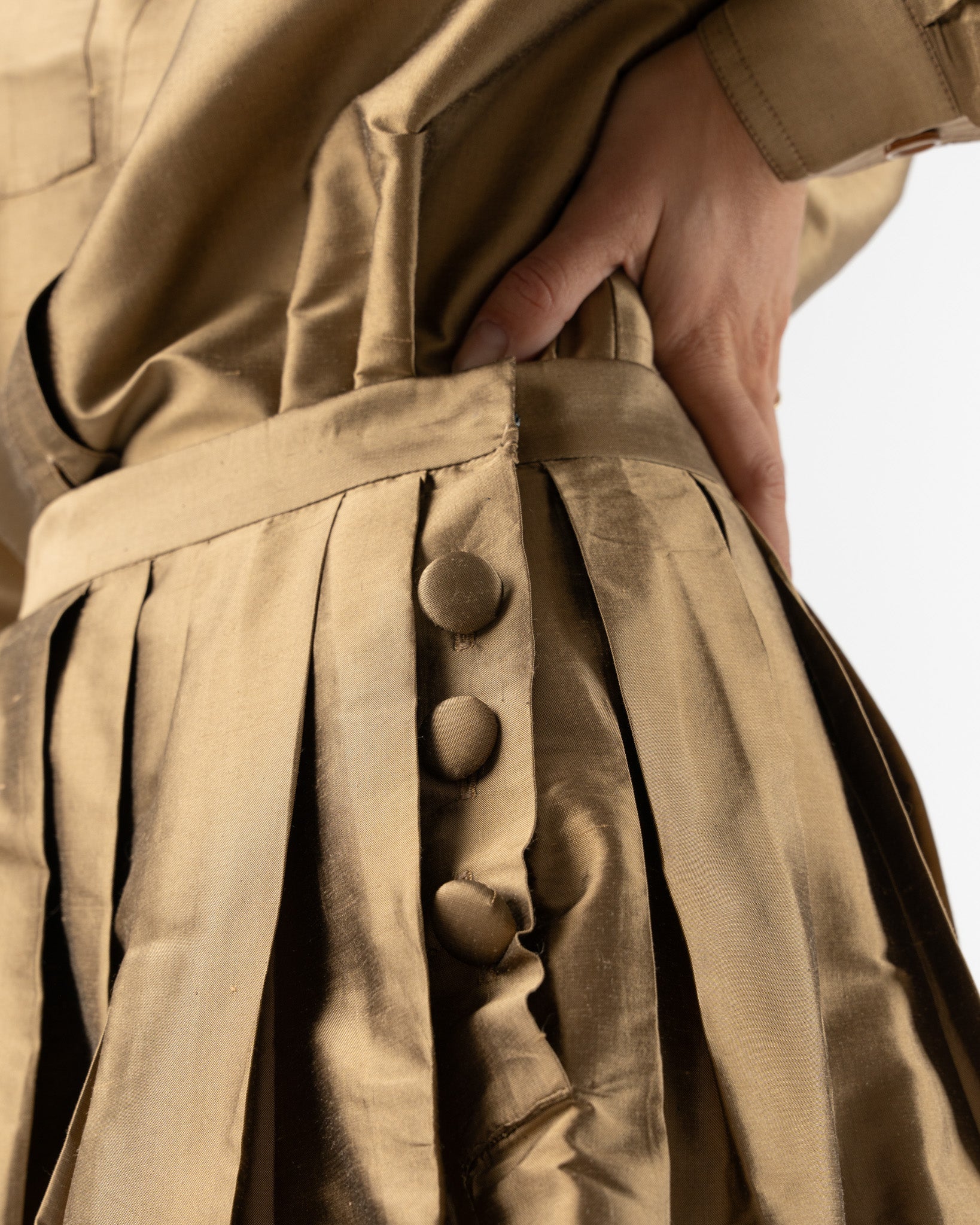 Chelsea-Mak-Athena-Skirt-in-Copper-Santa-Barbara-Boutique-Jake-and-Jones-Sustainable-Fashion