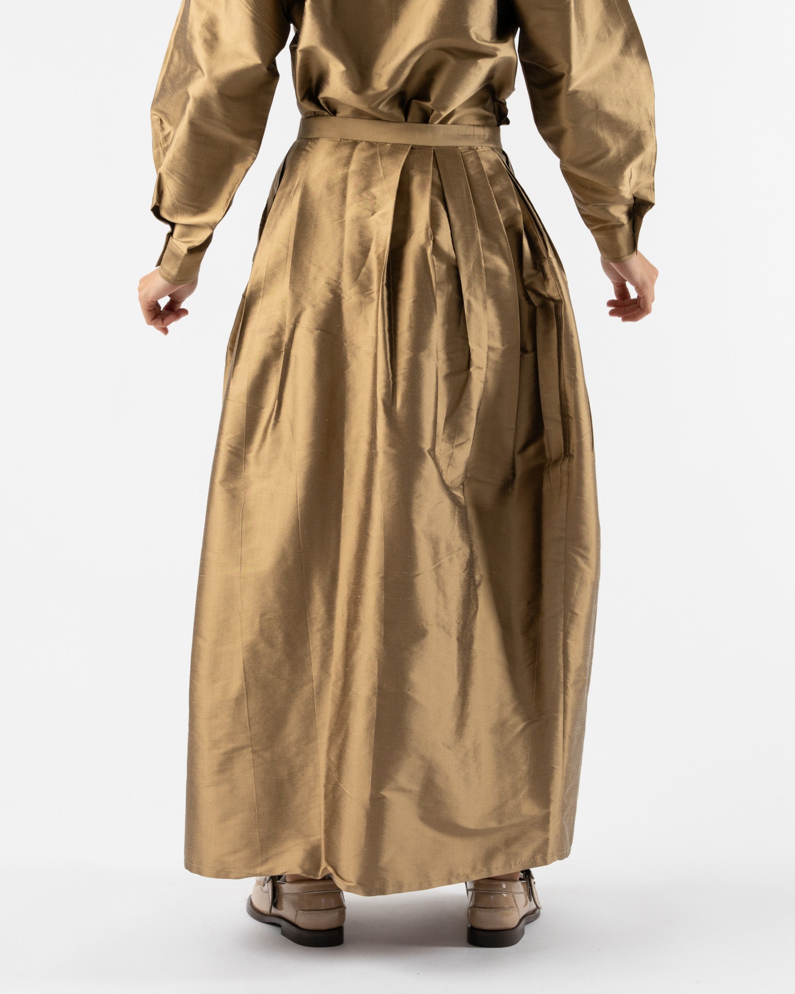 Chelsea-Mak-Athena-Skirt-in-Copper-Santa-Barbara-Boutique-Jake-and-Jones-Sustainable-Fashion