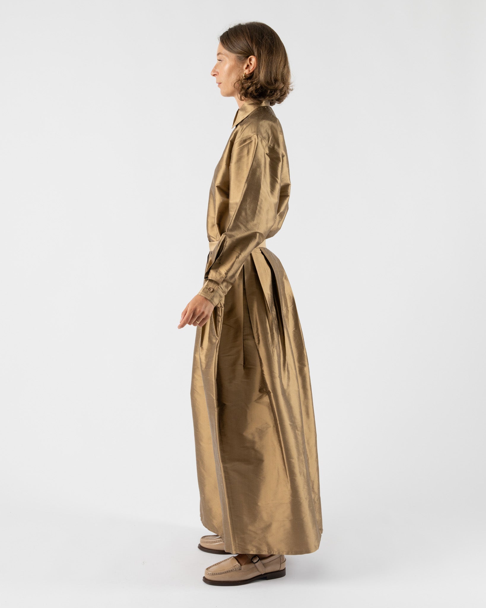 Chelsea-Mak-Athena-Skirt-in-Copper-Santa-Barbara-Boutique-Jake-and-Jones-Sustainable-Fashion