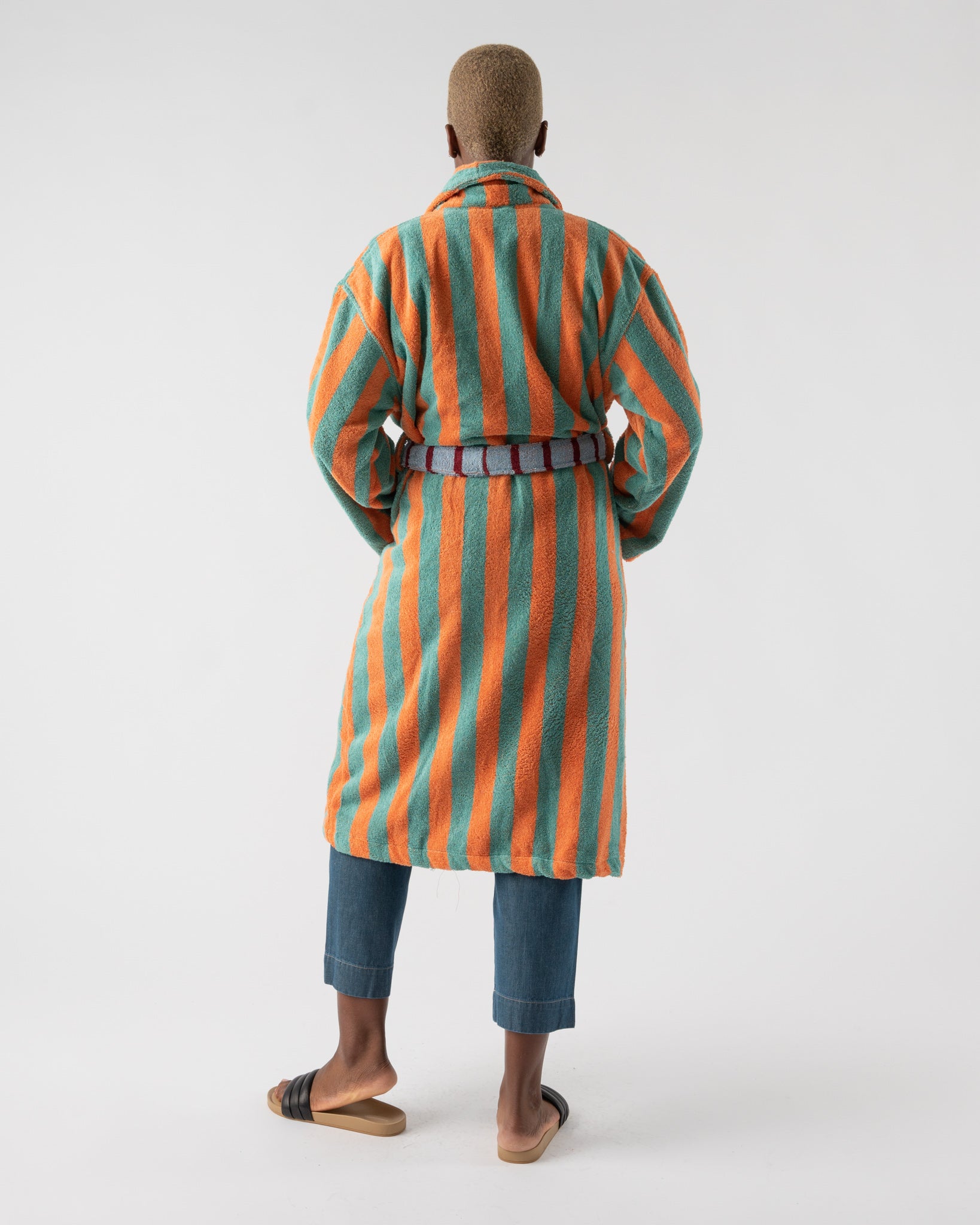 Dusen Dusen Fruit Stripe Bathrobe