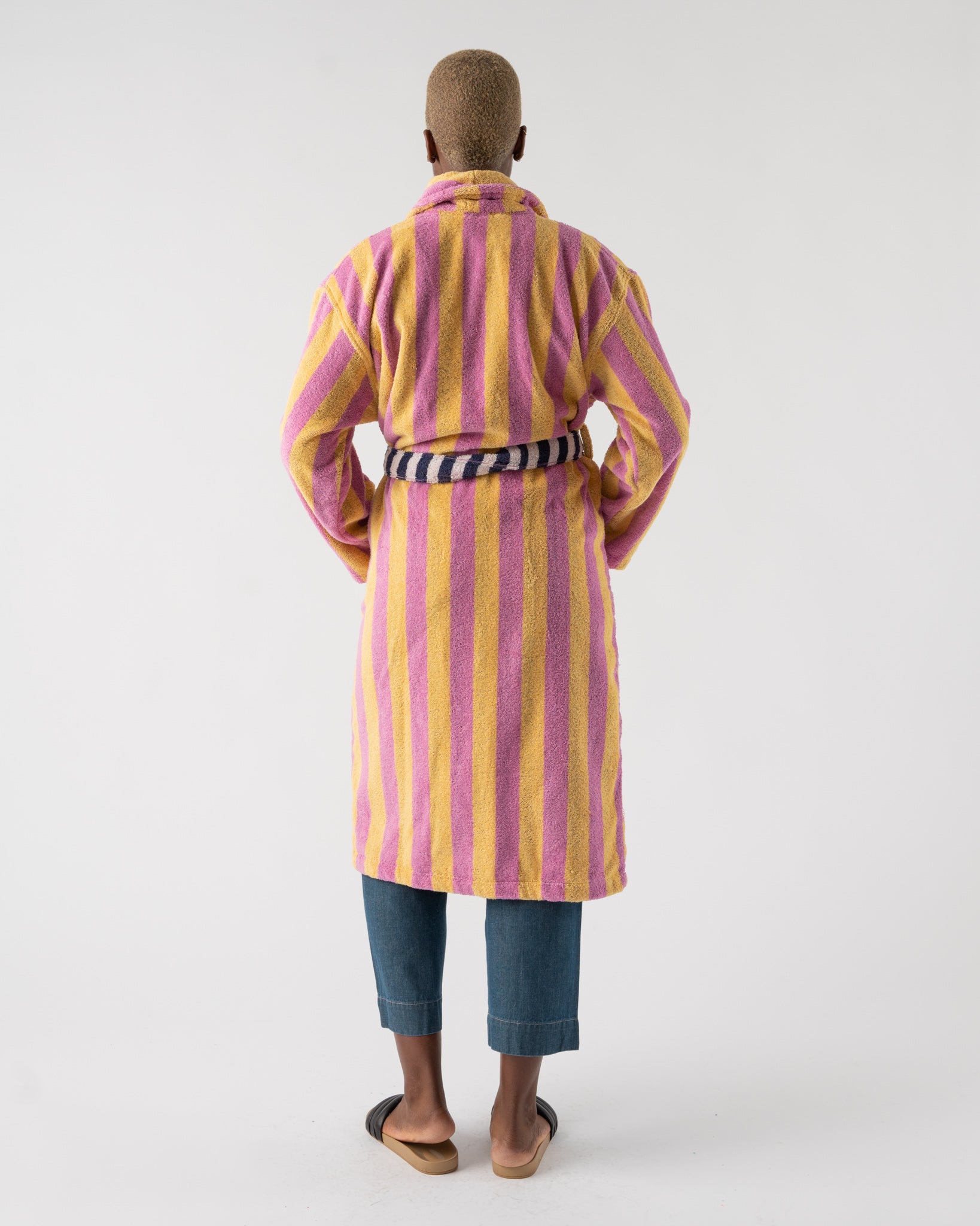 Dusen Dusen Fruit Stripe Bathrobe