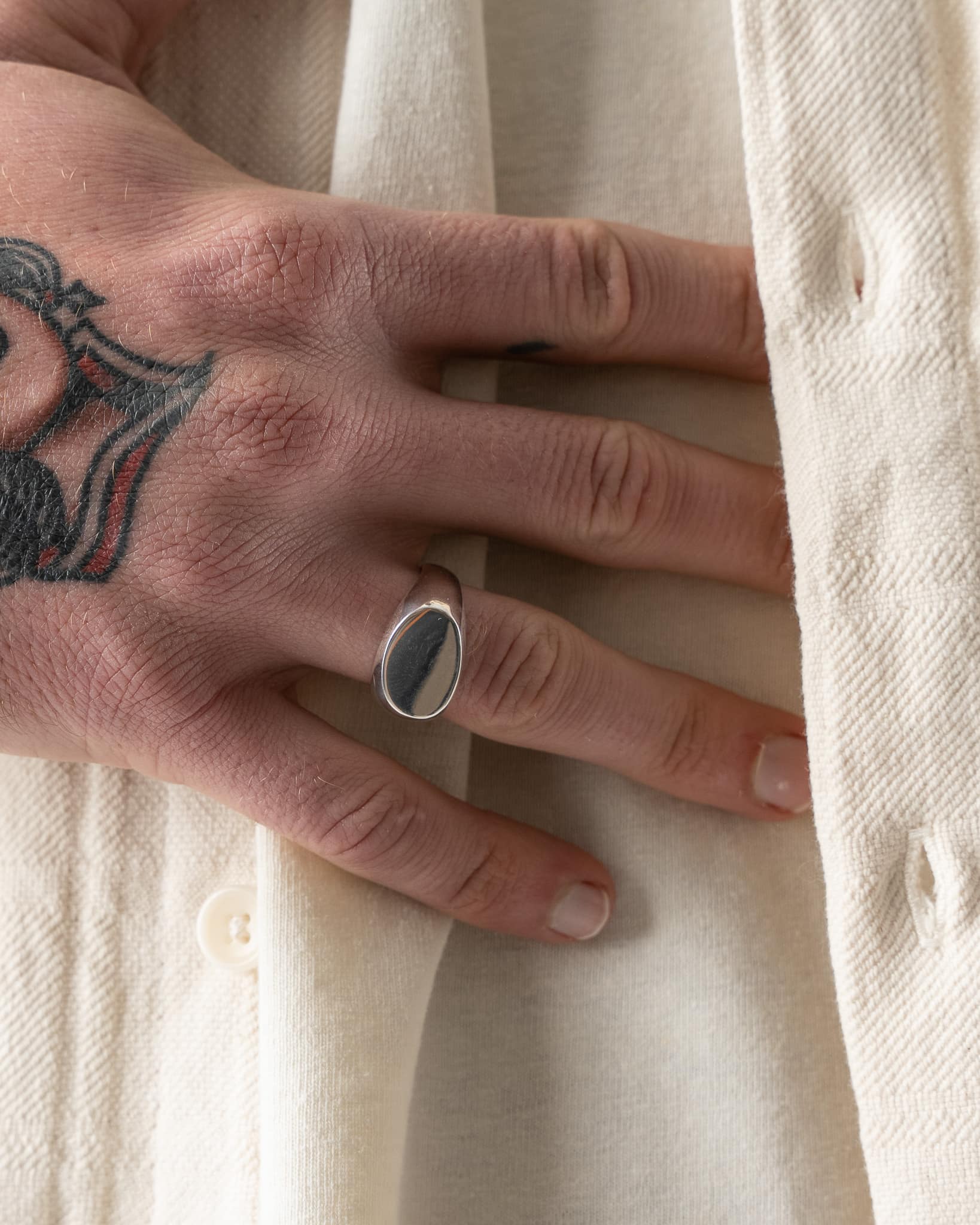 Hernan-Herdez-Irregular-Signet-Ring-in-Sterling-Silver-Jake-and-Jones-Santa-Barbara
