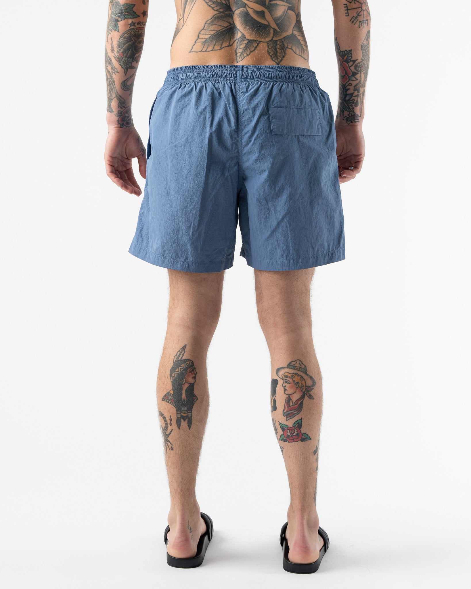 Lido Swim Shorts in Mid Blue