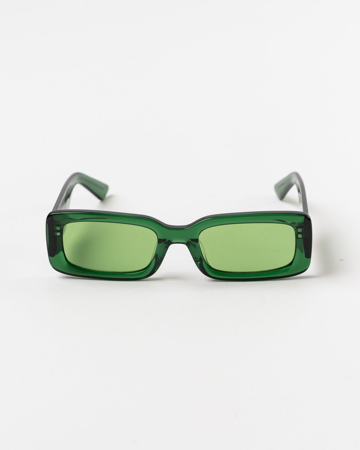 Akila Syndicate Sunglasses in Translucent Green With Blue Lens Akila: Verve Sunglasses (Crystal Green) | Dover Street  main image 2