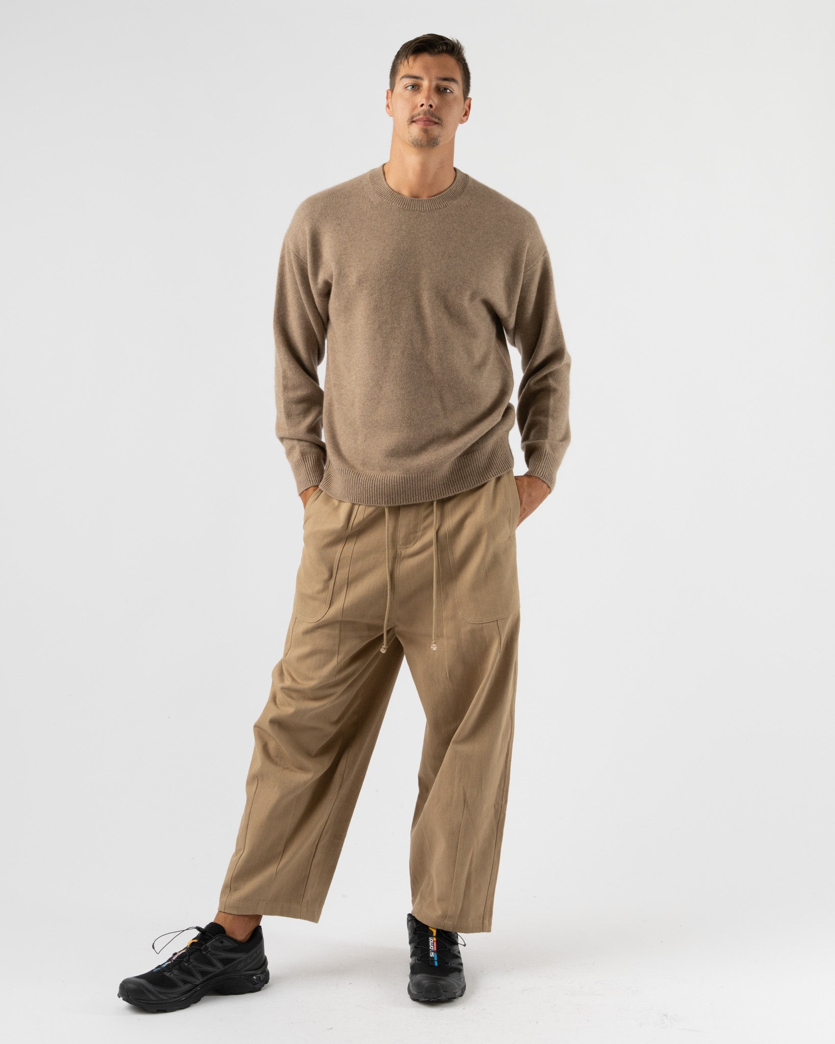 Auralee-Baby-Cashmere-Knit-Pullover-in-Natural-Brown-Santa-Barbara-Boutique-Jake-and-Jones-Sustainable-Fashion