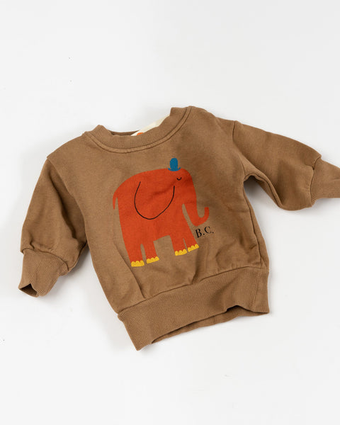 Bobo Choses Baby The Elephant Sweatshirt Curated at Jake and