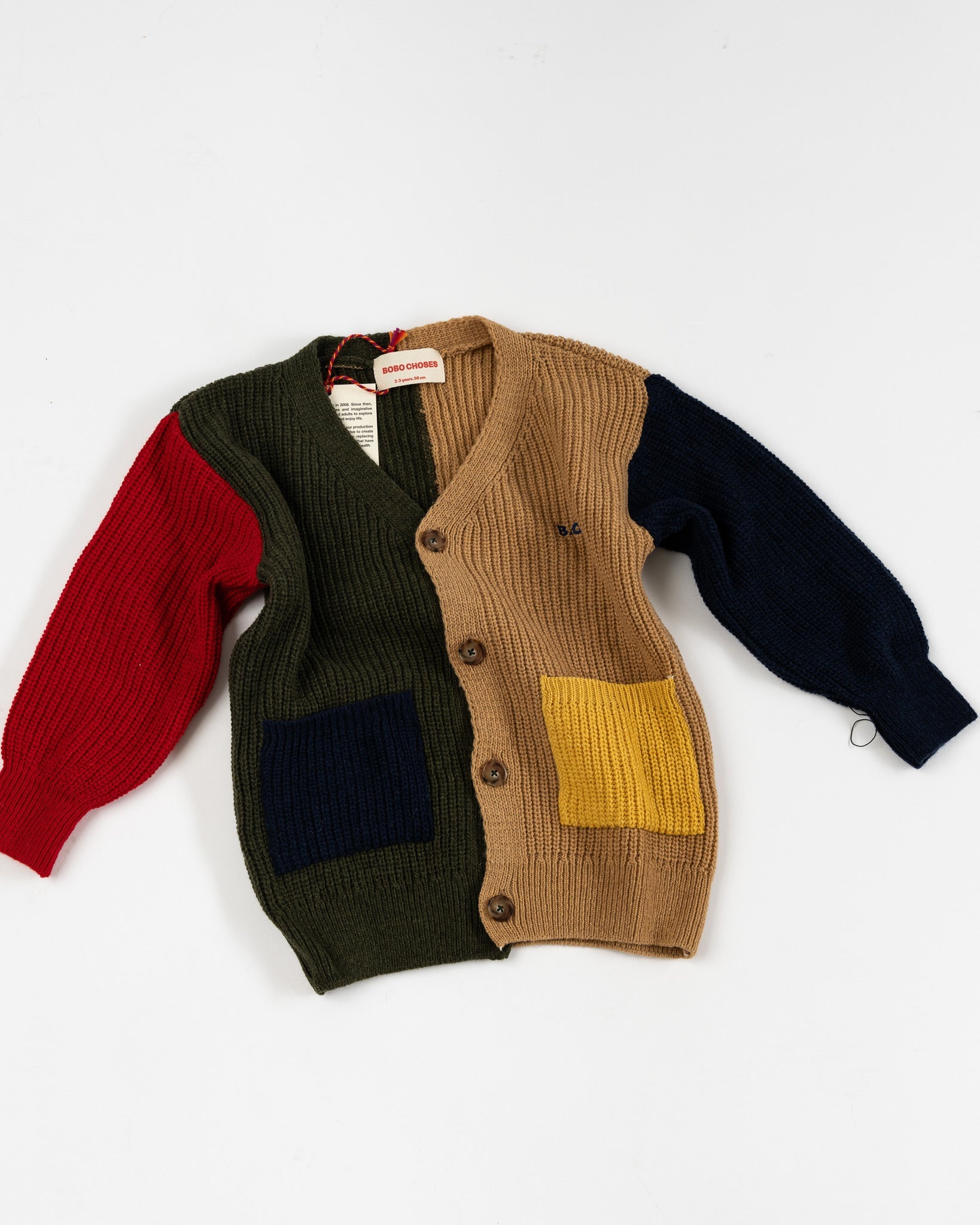 Bobo-Choses-Kids-Color-Block-Cardigan-Santa-Barbara-Boutique-Jake-and-Jones-Sustainable-Fashion
