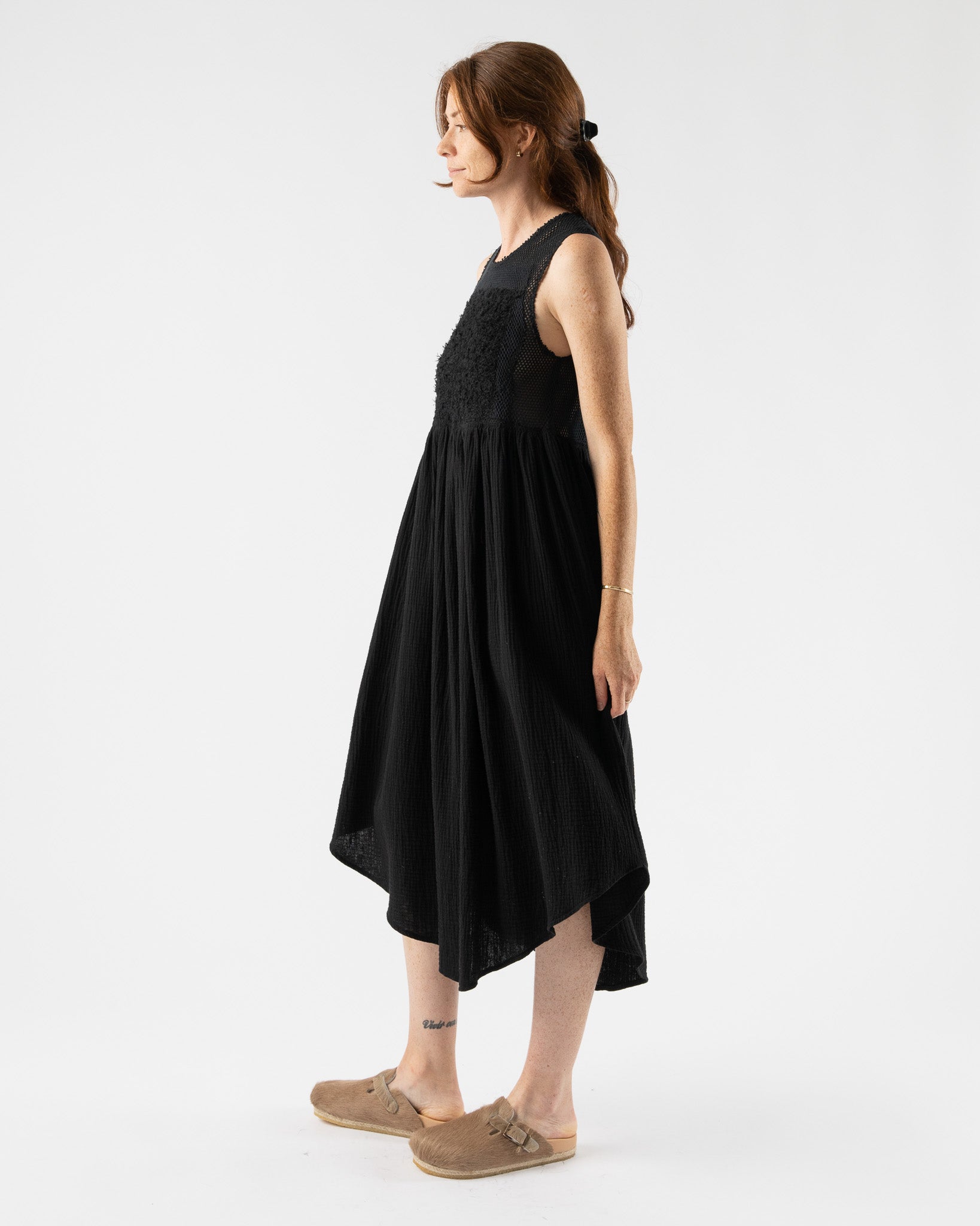 Correll-Correll-Boucle-Dress-in-Black-SS23-jake-and-jones-santa-barbara-boutique-curated-slow-fashion
