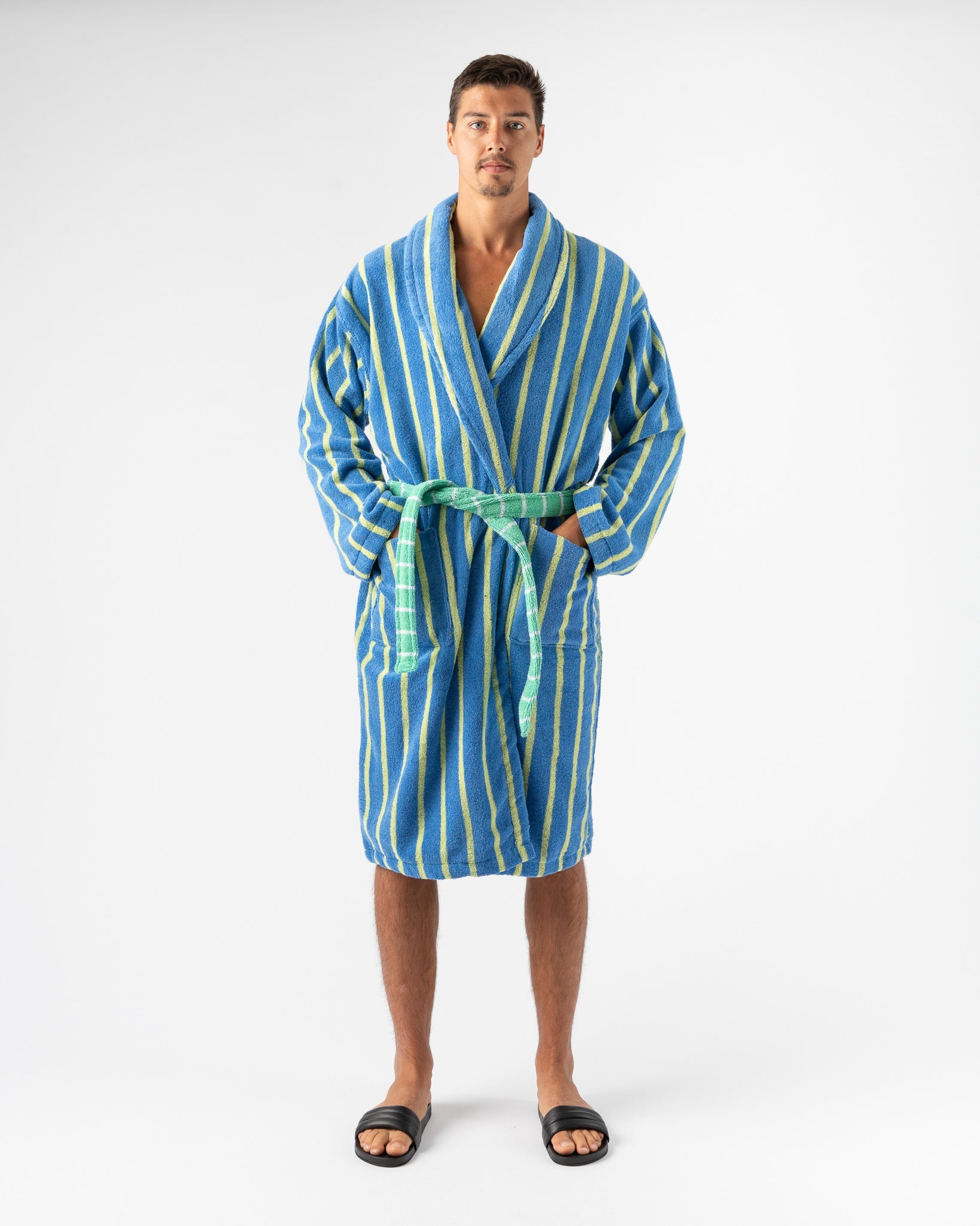 Dusen Dusen Fruit Stripe Bathrobe